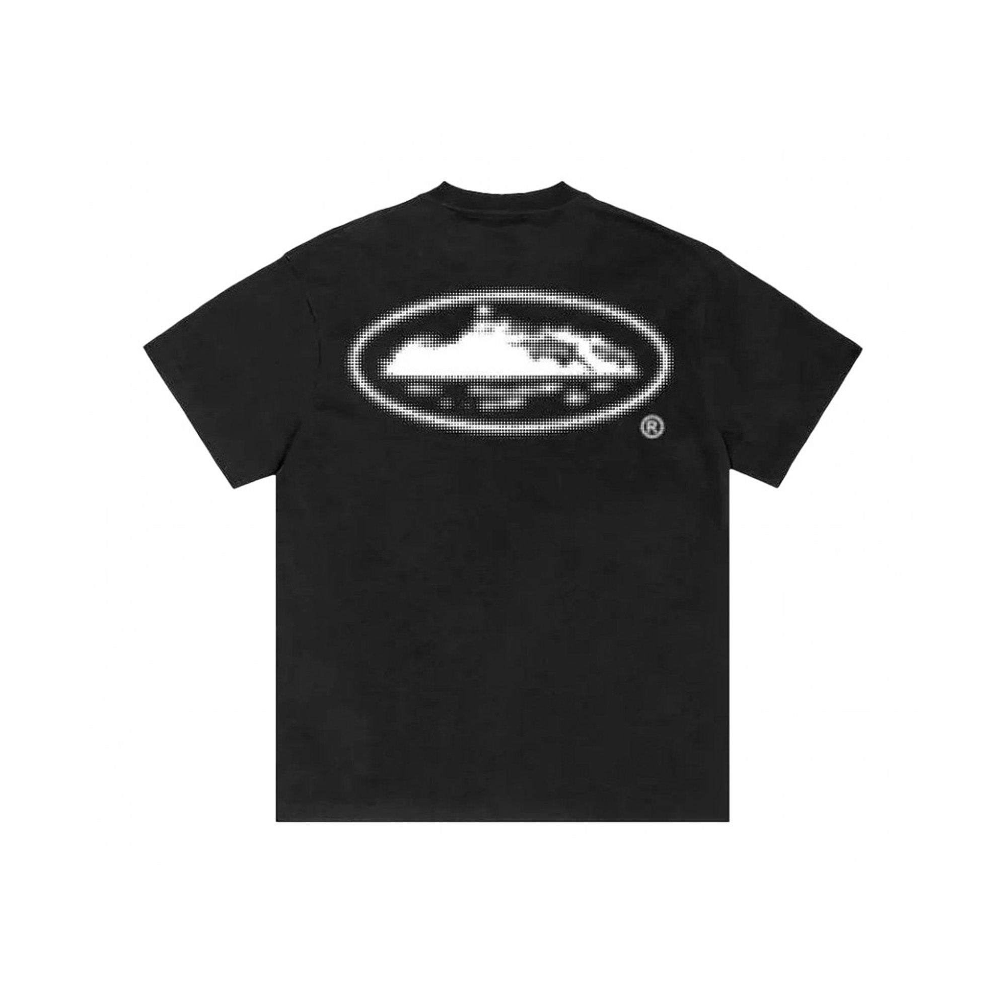 Corteiz Halftone Island T-Shirt - New Blank White & Black Tee for Men (2024) | Casual Streetwear, Summer Outfits & Graphic Tee Collection