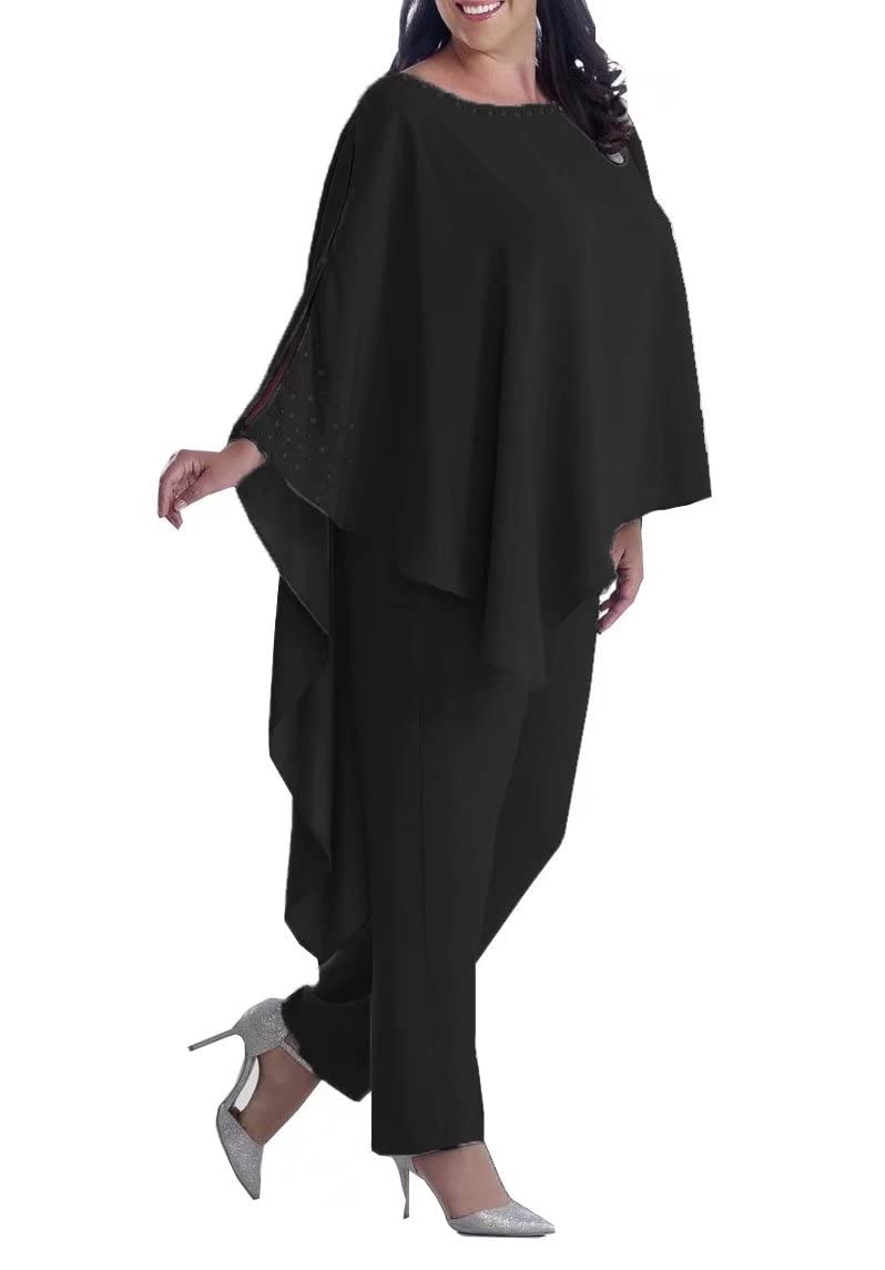 Elegant Women's Mother of the Bride Pant Suits - Plus Size Formal Evening Gown for Wedding, Mother of the Groom Outfit | Perfect for Wedding Ceremonies, Receptions & Special Occasions