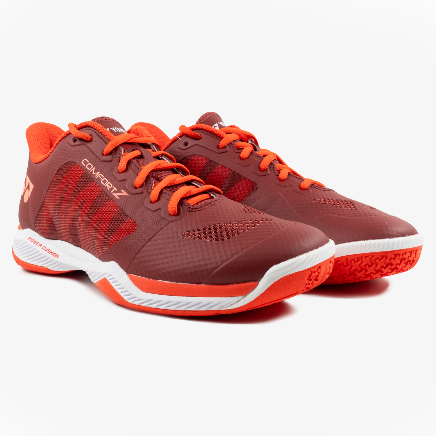 Yonex Power Cushion Comfort Z3 Badminton Shoes for Men & Women - Dark Red - Lightweight Cushioned Court Shoes for Indoor Sports & Training