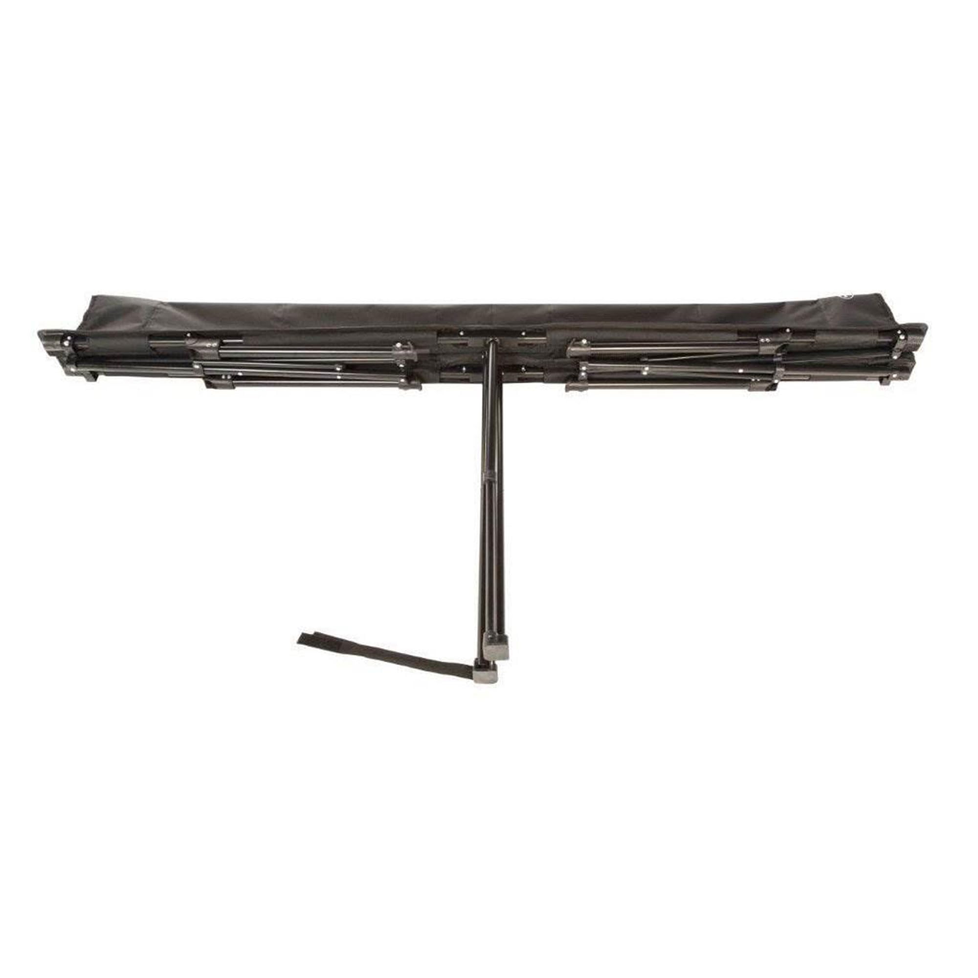 Kamp-Rite Standard Kwik Cot - Quick Setup 1-Person Camping Cot with Side Storage Pockets & Hammock - Portable Folding Bed with 600D Carry Bag (Black) - Perfect for Camping, Backpacking, and Outdoor Adventures