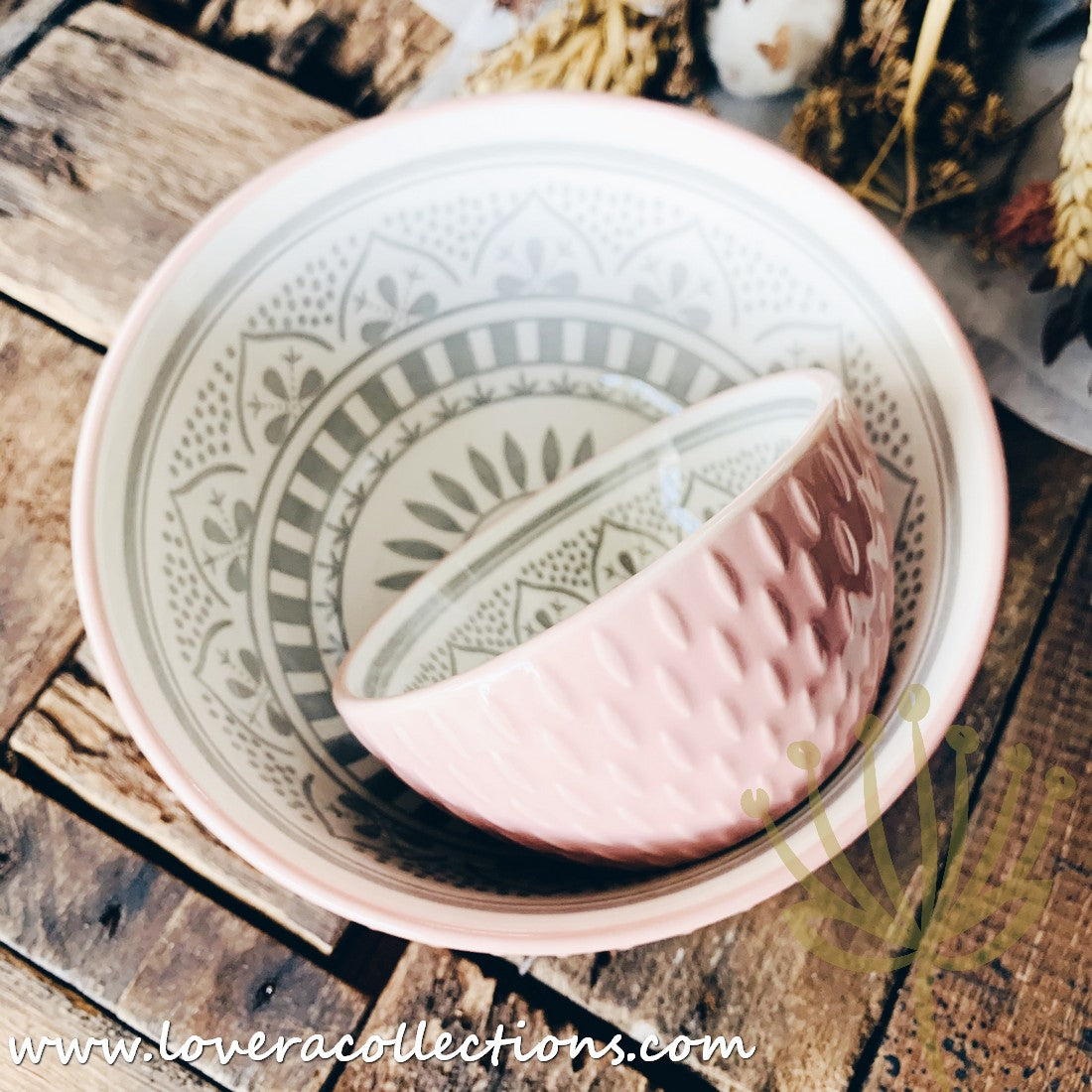 Bohemian Embossed Dinnerware Set - 50% Off + Buy 1 Get 1 Free - Perfect for Boho Chic Dining, Wedding Registry & Home Decor