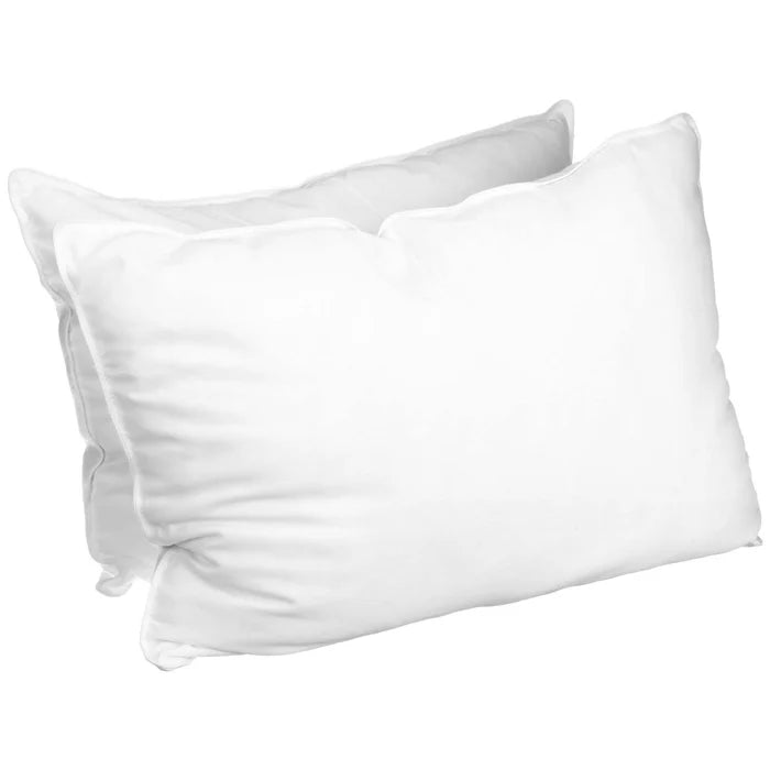 Soft Down Alternative Brushed Microfiber Pillow Set of 2 or 4 - Hypoallergenic & Breathable Bed Pillows for Side, Back, Stomach Sleepers - Perfect for Home, Hotel, Travel Use