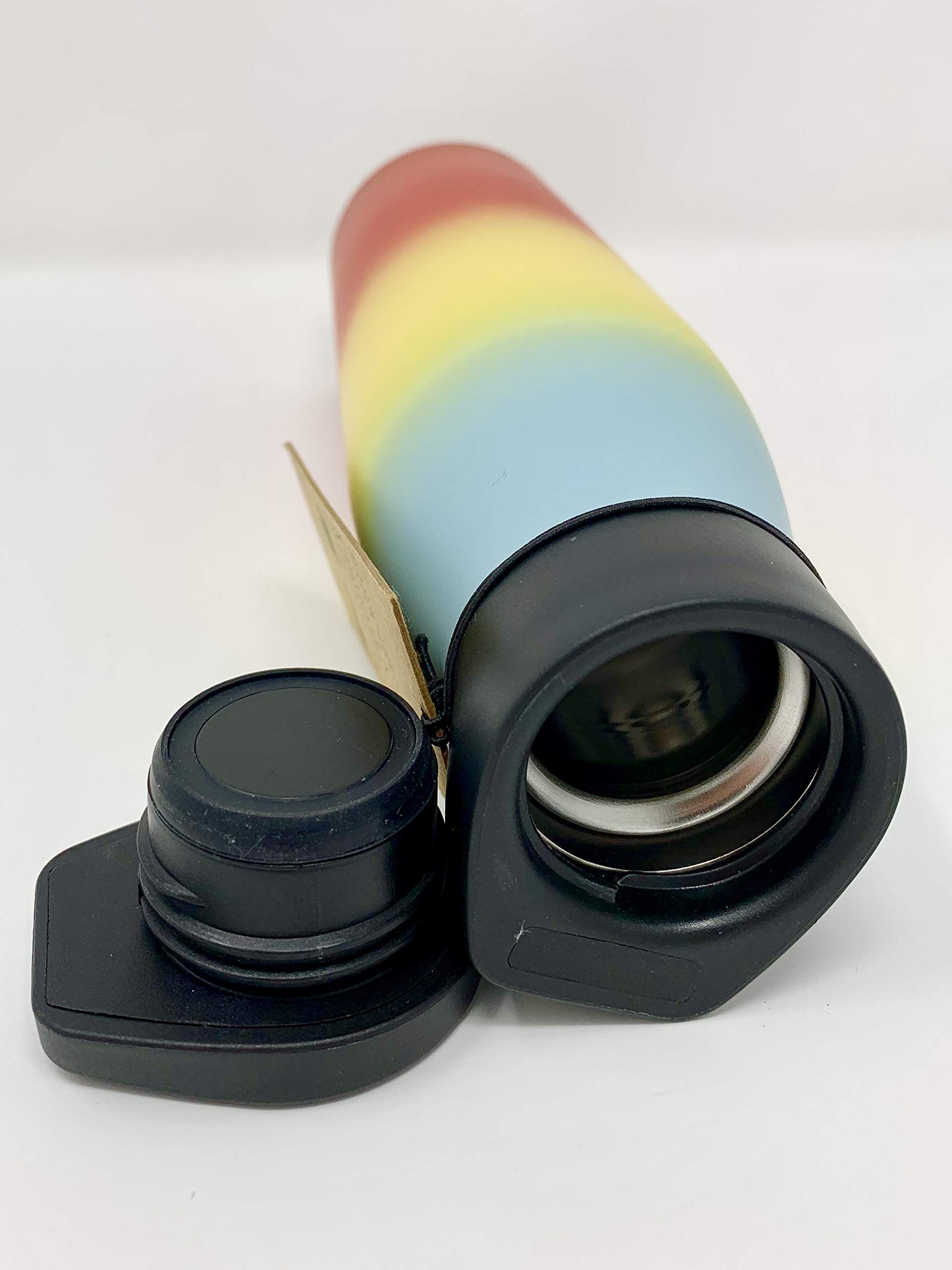 Starbucks 2019 Limited Edition Spring Rainbow Magnetic Lid Stainless Steel Water Bottle - 20oz Double Wall Vacuum Insulated Tumbler for Hot & Cold Drinks - Perfect for Office, Gym, Travel & Outdoor Activities