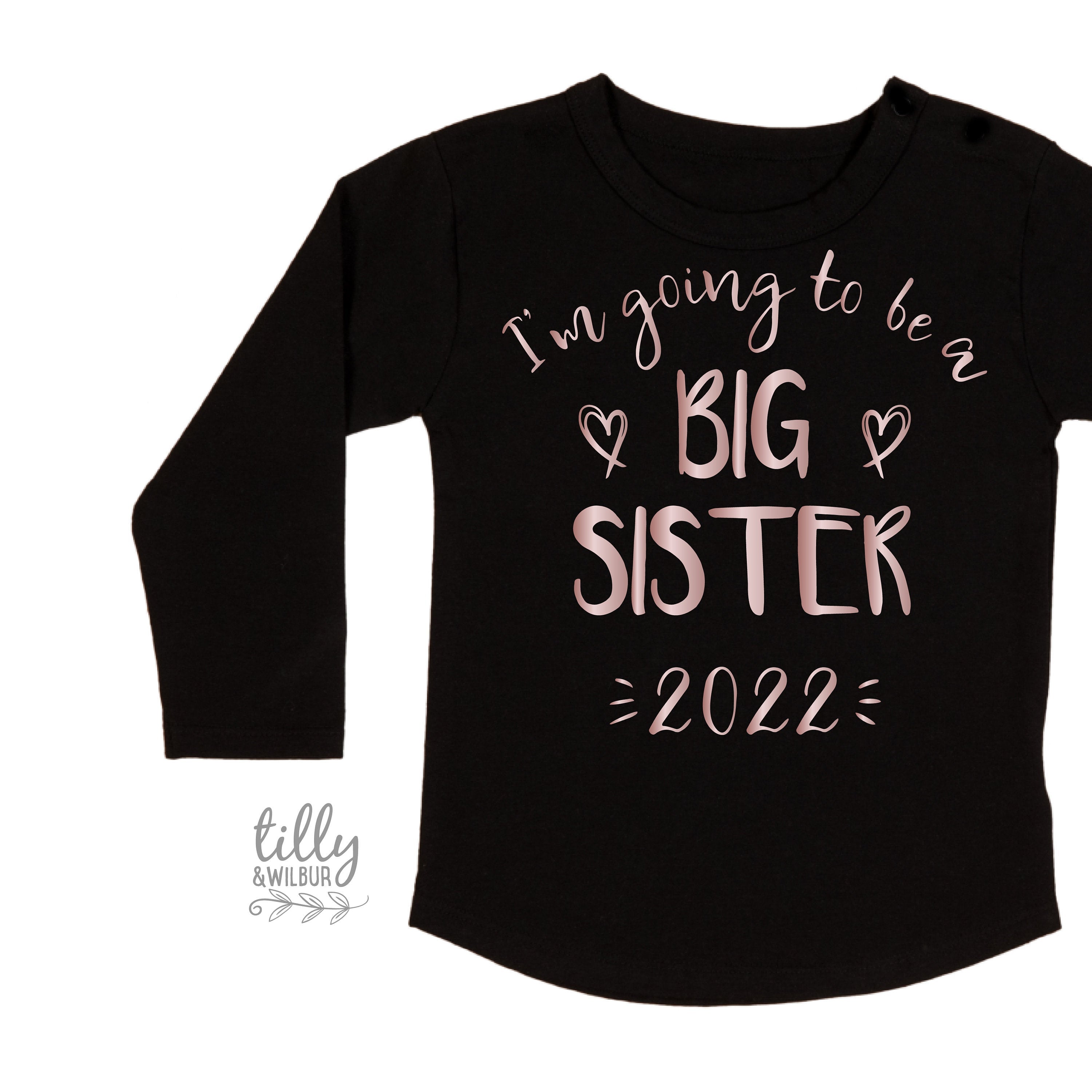Big Sister T-Shirt - Comfortable & Stylish Sibling Gift for Women & Girls - Perfect for Family Events, Birthdays & Sister Bonding