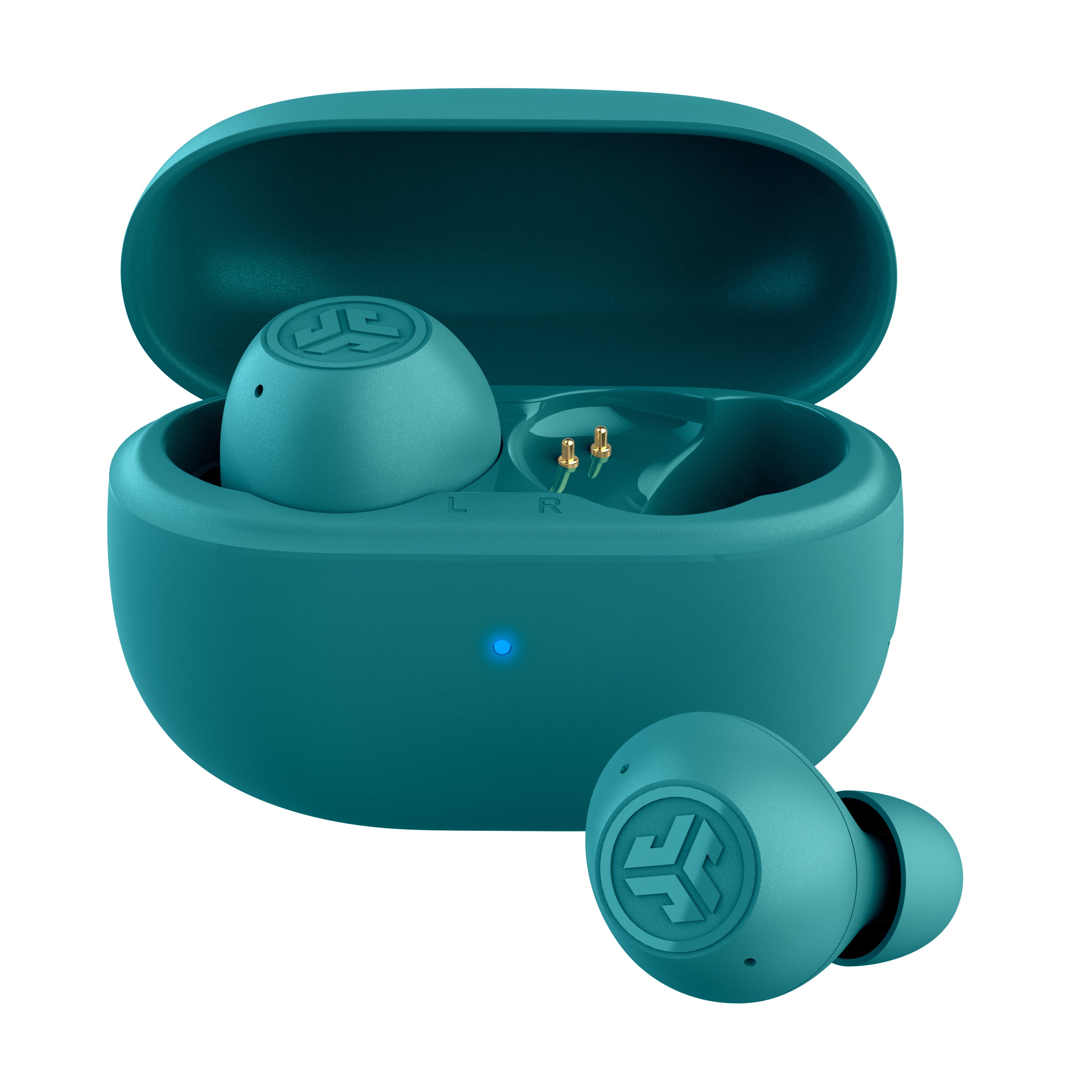 Go Pop ANC True Wireless Earbuds - Bluetooth 5.0, Active Noise Cancelling, 30H Playtime, IPX5 Waterproof, HD Sound for Gym, Running, Work & Travel (Teal)