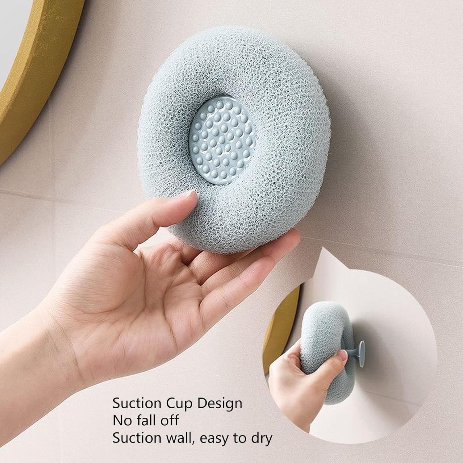 Premium Exfoliating Bath Loofah Sponge Scrubber for Women & Men - 2 Pack Body Wash Scrub with Soft Texture for Deep Cleansing & Skin Renewal - Perfect for Shower, Bath & Spa Day Self-Care Routine
