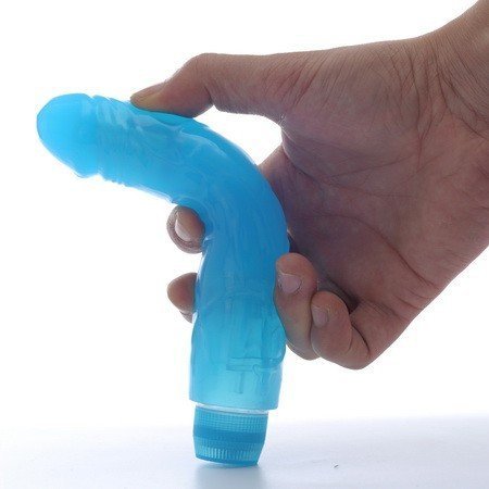 Premium Blue Crystal Multispeed Waterproof Realistic Dildo Vibrator - Soft Jelly Powerful G-Spot Stimulator, Rechargeable Adult Sex Toy for Women - Perfect for Solo Play, Couples & Sensual Exploration