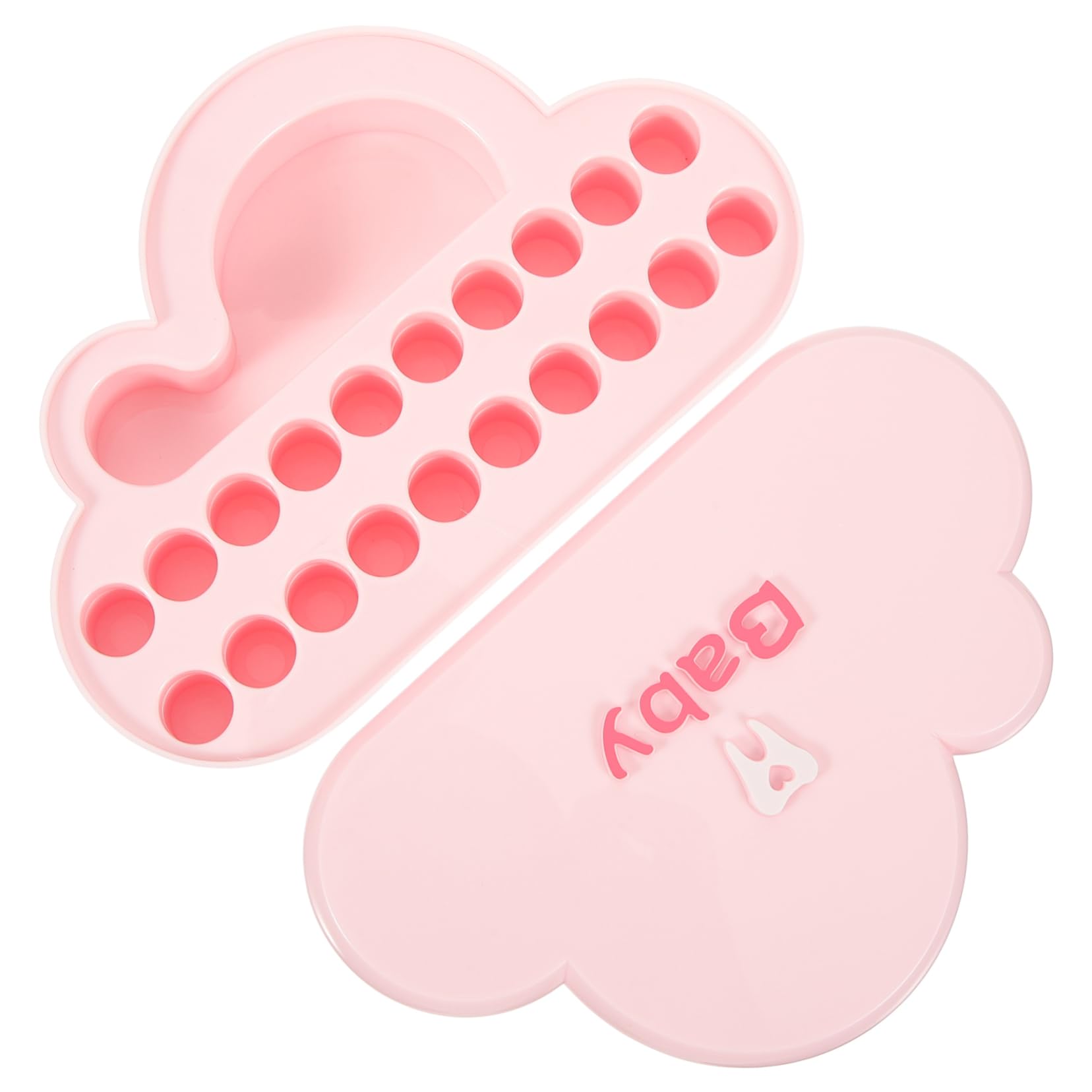 Cabilock 2-Piece Baby Tooth Keepsake Box Set - Portable Tooth Storage Container for Boys & Girls - Newborn Tooth Collection Holder - Durable Plastic Tooth Fairy Box for First Lost Teeth & Milestone Memories (Perfect for Baby Showers, Christenings & Childhood Memorabilia)