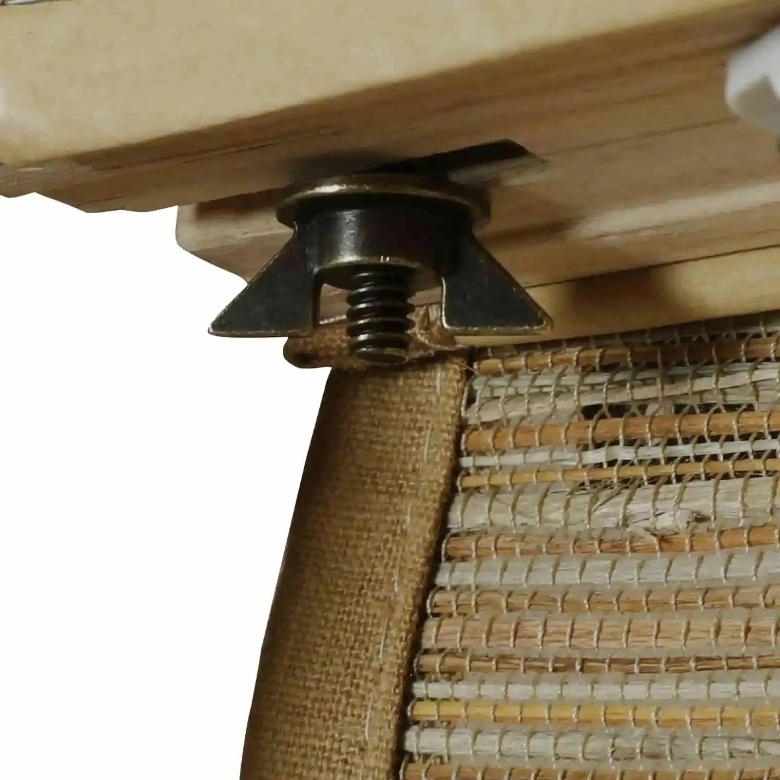 Rae Natural Ramie Bamboo Woven Shades - Series P | Eco-Friendly Window Coverings for Living Room, Bedroom & Patio | Light Filtering & UV Protection