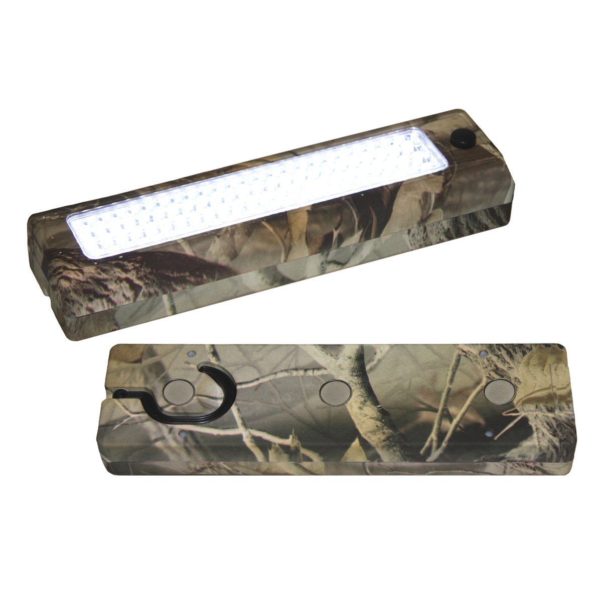 72 LED Camo Light Bar with Magnetic Back & Hook - 85 Lumens White Light for Emergency Roadside Repairs, Power Outages, Home, Garage, Workshop - Perfect for Camping, Hunting, and Outdoor Adventures