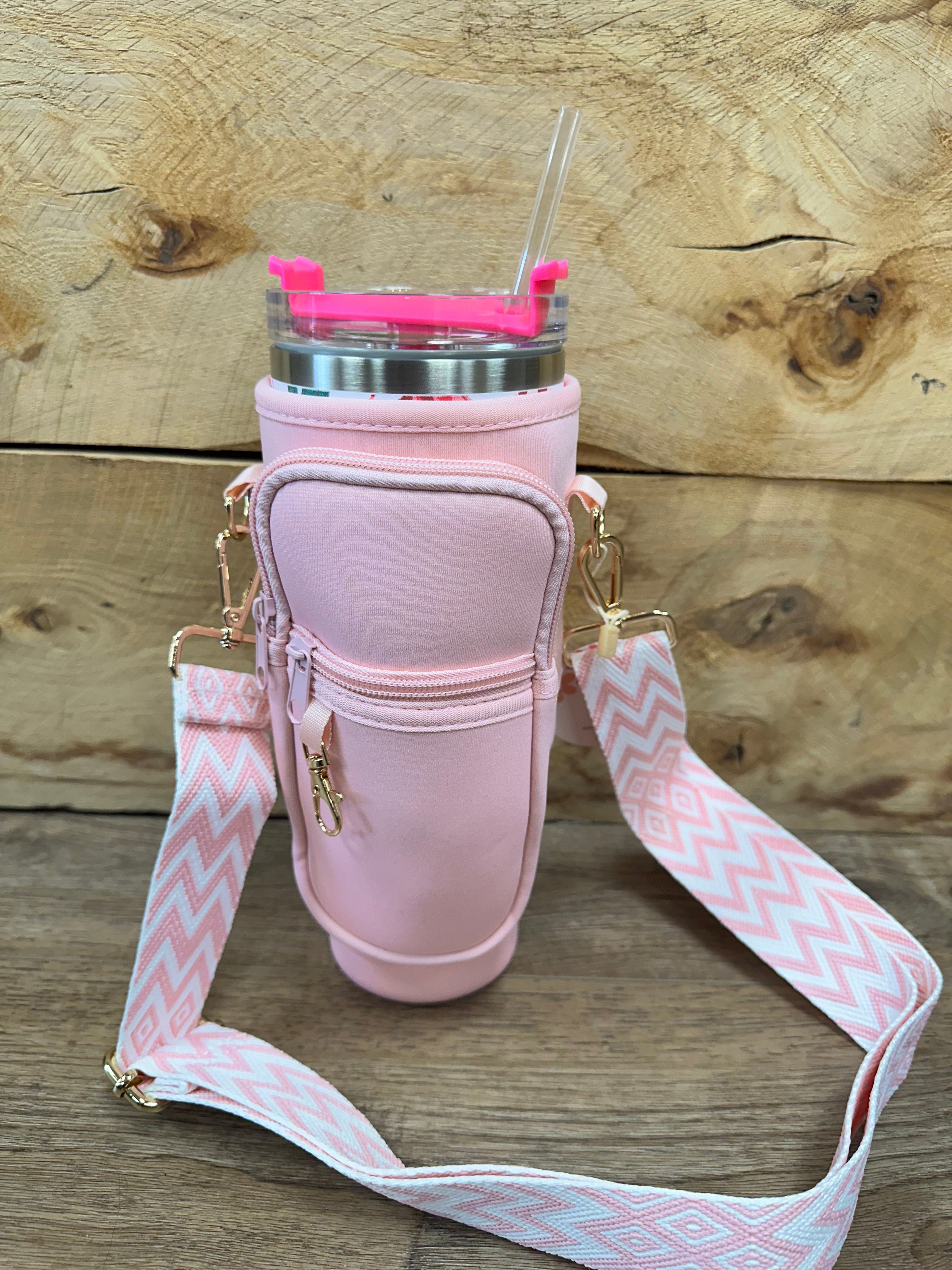 Dual Strap Cooler Sling Bag - Insulated Crossbody Cup Holder for Outdoor, Travel & Sports - Perfect for Hiking, Beach & Picnics