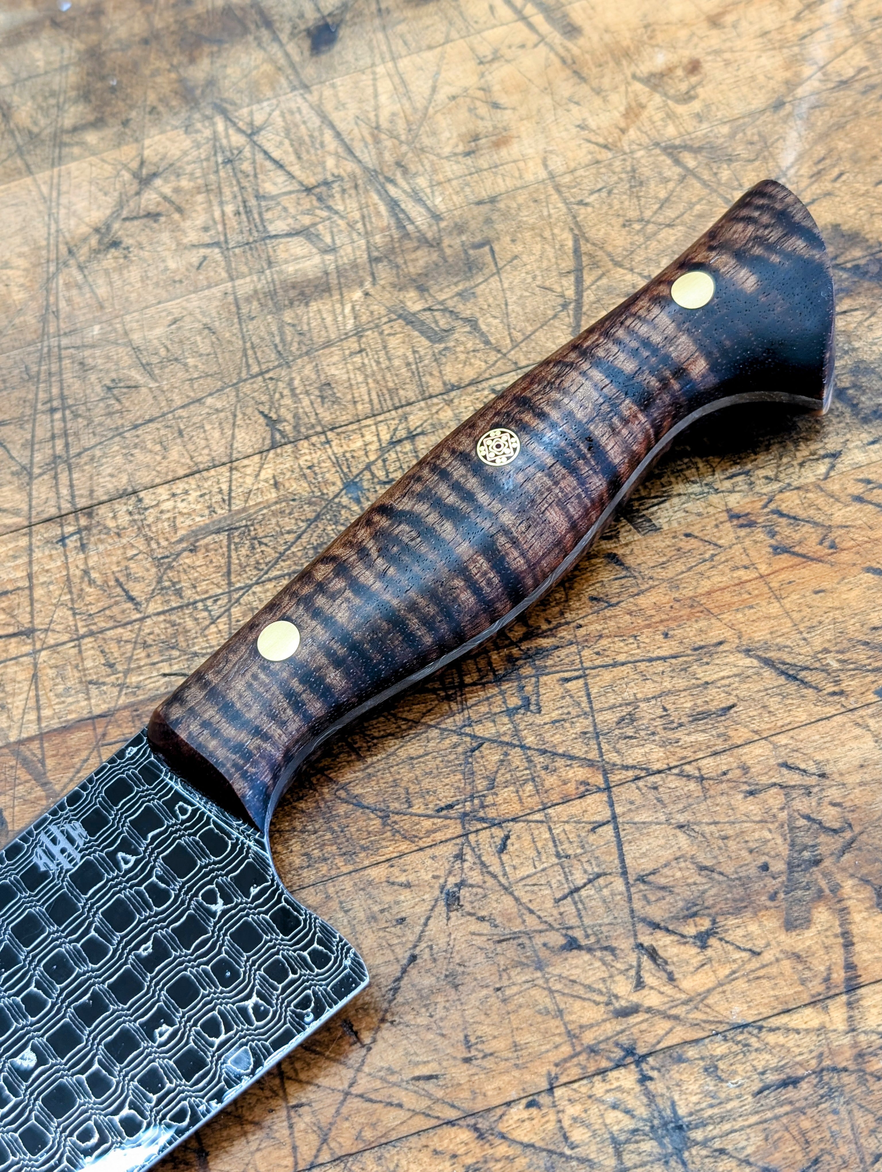 Premium 260mm Gyuto Chef Knife with Reptile Pattern - Custom Handmade Kitchen Knife for Professional Chefs & Home Cooking - Perfect for Slicing, Dicing & Meat Cutting