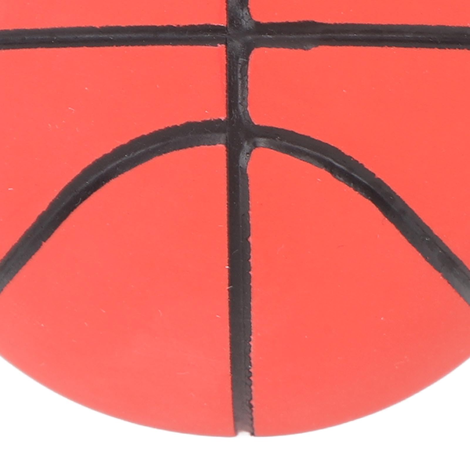 Bounce & Play High Elasticity Rubber Basketball Toy for Pets - Interactive Fun & Exercise (Red) - Perfect for Indoor Play, Training & Bonding with Your Dog or Cat