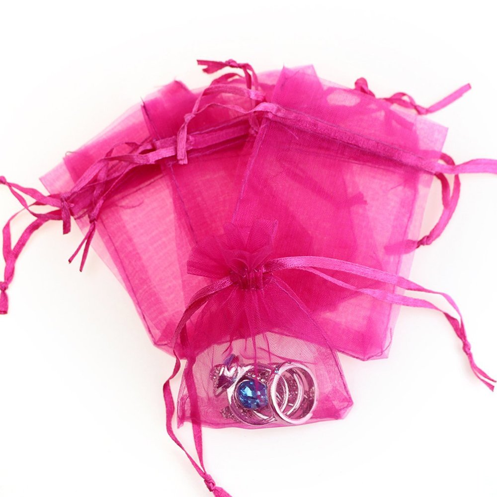 100/200PCS Organza Gift Bags - 4