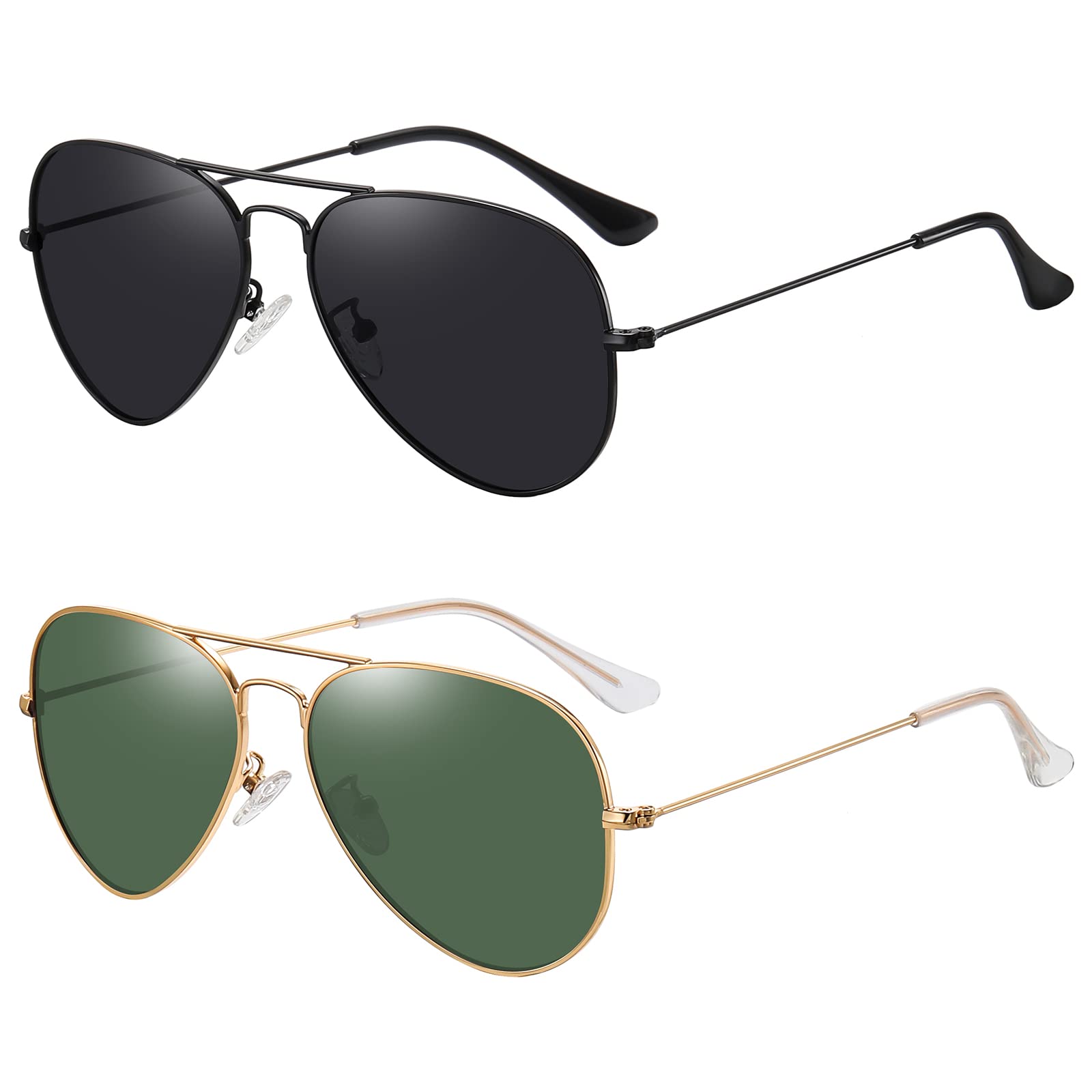 MEETSUN Polarized Aviator Sunglasses for Men & Women - UV400 Protection, Metal Frame - Perfect for Driving, Outdoor Activities & Fashion Accessories
