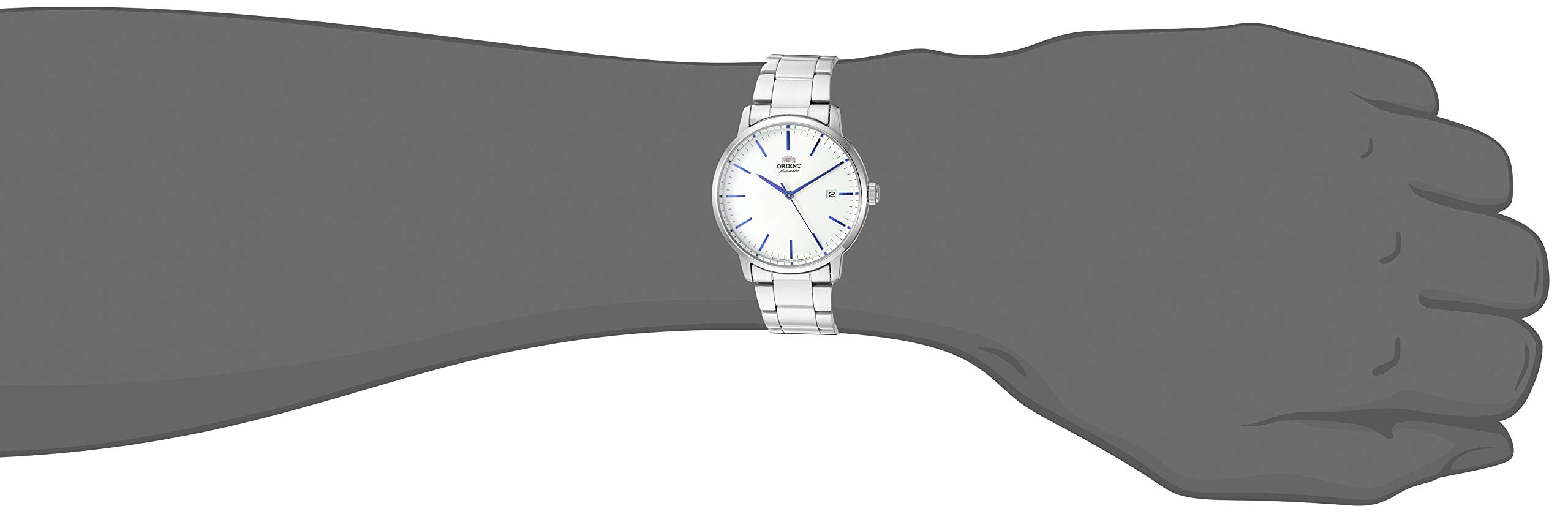 Orient RA-AC0E Japanese Automatic Hand Winding Contemporary Watch for Men - Stylish Dress Watch for Business, Formal Occasions & Everyday Wear