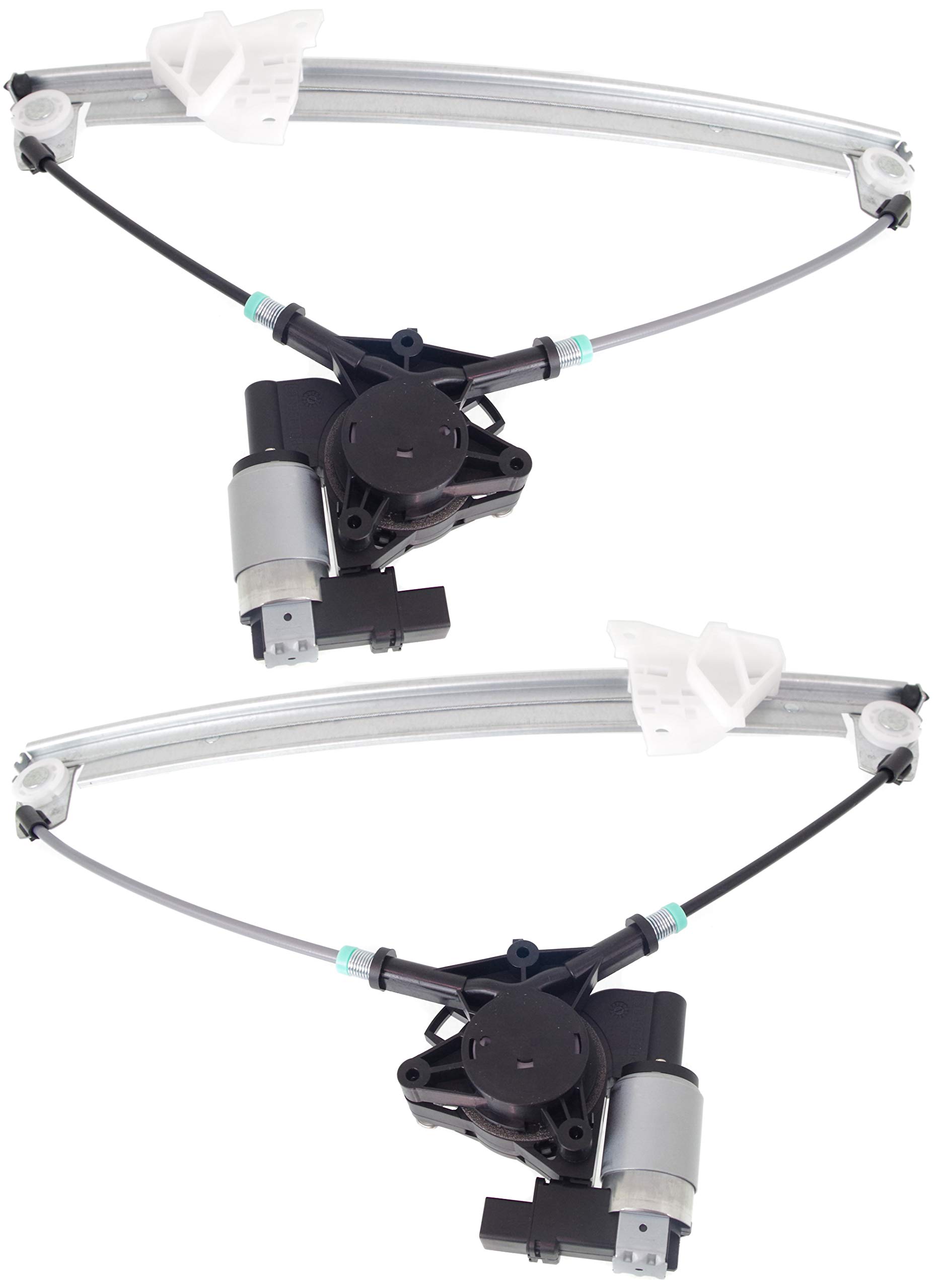 Evan Fischer Window Regulator Set of 2 for 2007-2015 Mazda CX-9 - Replaces MA1551120, MA1357102, MA1550120, MA1356102 | Smooth Window Operation for Driver & Passenger Side | Perfect for Auto Repair & Maintenance