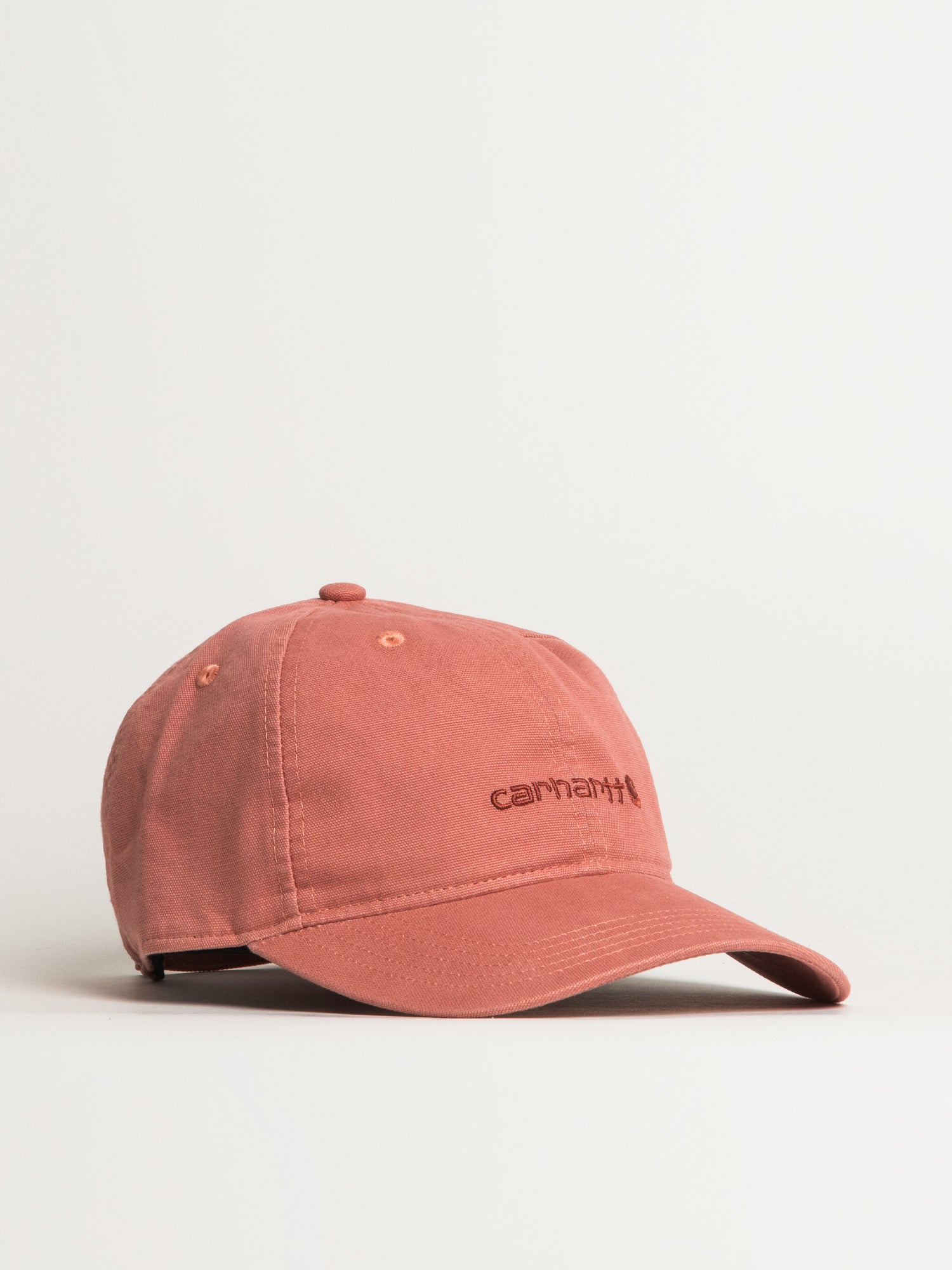 Carhartt Canvas Cap for Men & Women - Durable Rose Color Adjustable Hat for Outdoor Work, Hiking & Casual Wear