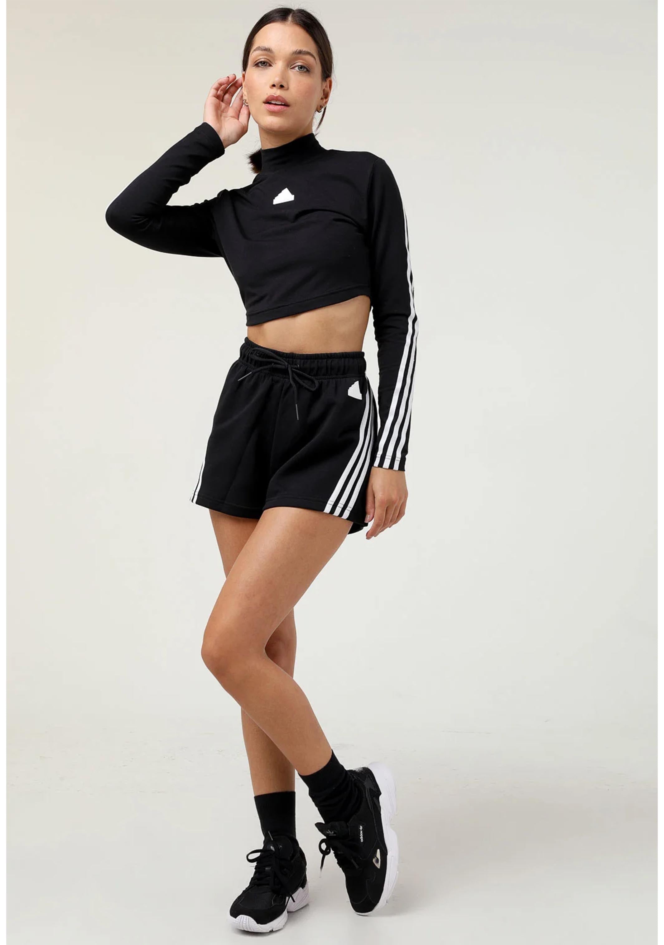 Adidas Women's Future Icons 3-Stripe Athletic Shorts - Lightweight Running & Yoga Workout Shorts for Women | Gym, Lounge & Casual Wear