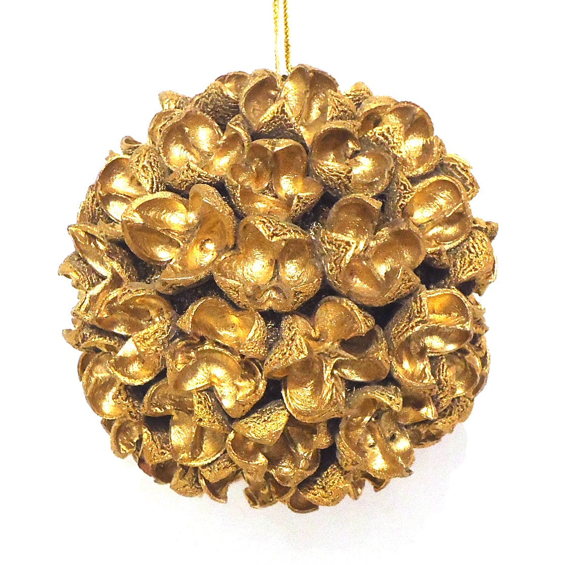 24K Gold Plated Pod Ball - Elegant Home Decor & Gift for Special Occasions | Perfect for Wedding, Birthday & Anniversary Celebrations