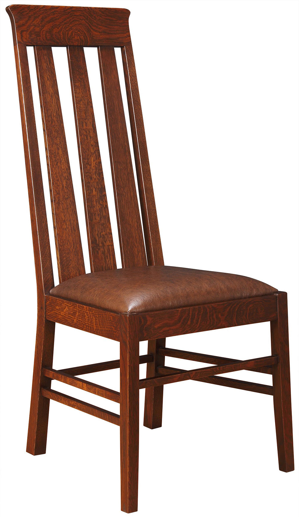 Highlands Side Chair - Modern Wooden Dining Chair with Upholstered Seat - Perfect for Kitchen, Dining Room, and Office Use