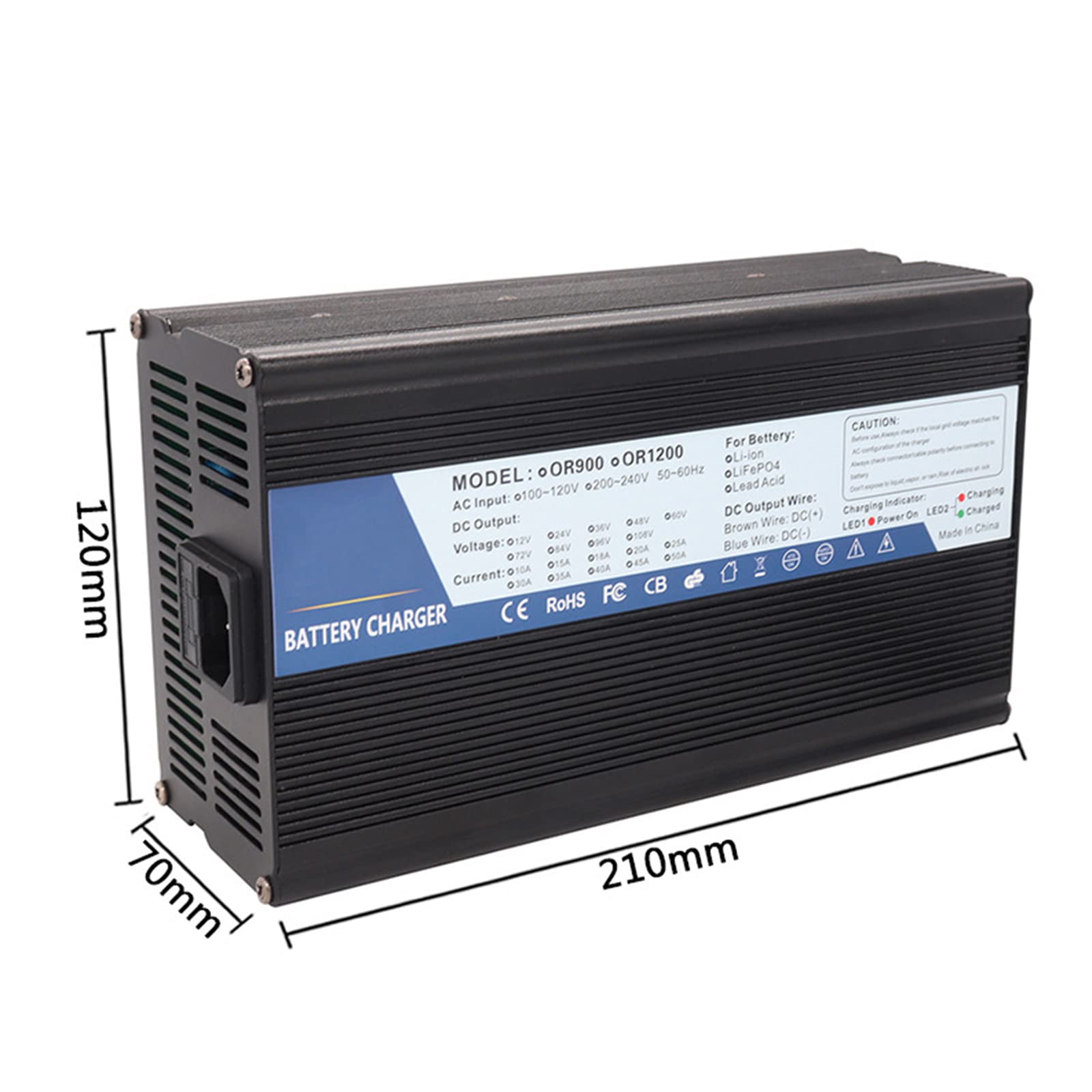 36V Golf Cart Battery Charger 18 AMP - Compatible with Club Car, EZGO & Yamaha - Fast Charging for Extended Play & Performance on the Course