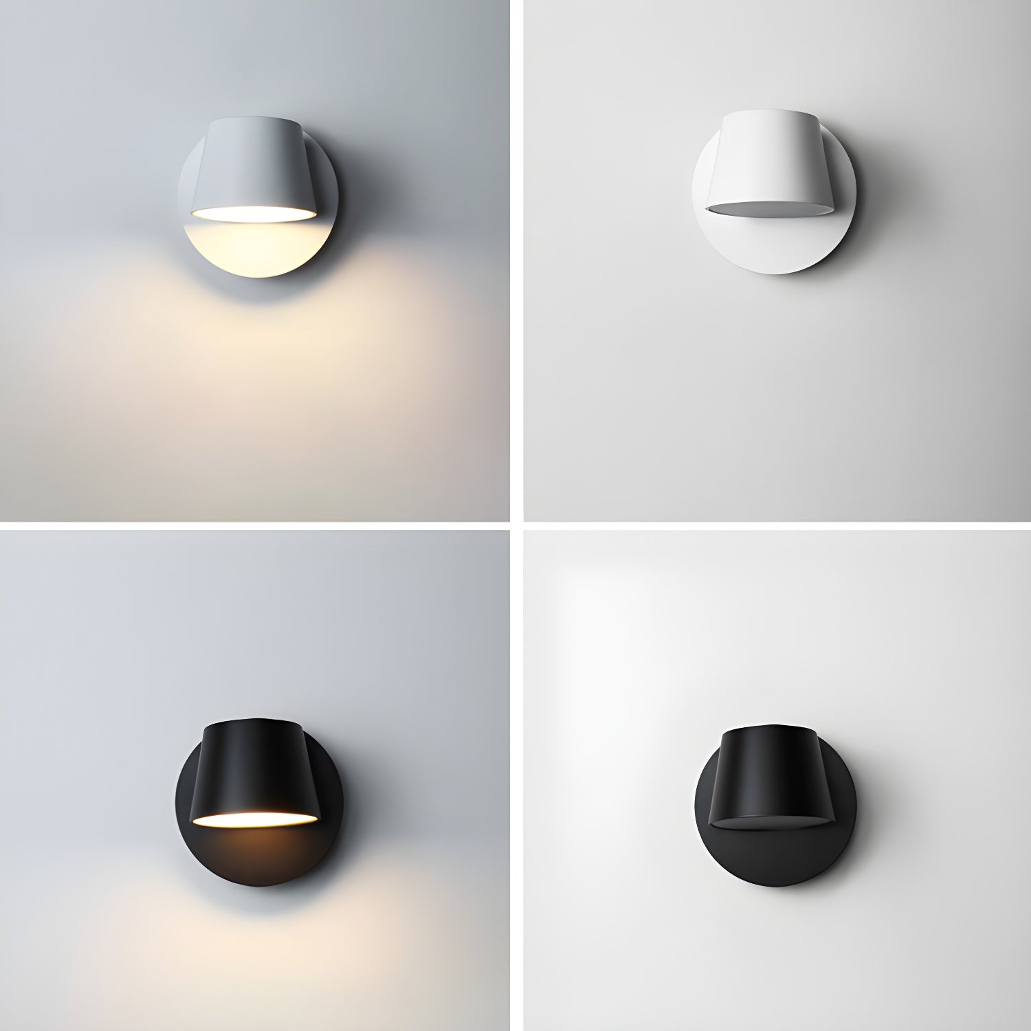 Angle Adjustable Plug-in Wall Lamp - Dimmable LED Night Light for Bedroom, Nursery, Hallway & Stairs - Soft Warm White Lighting