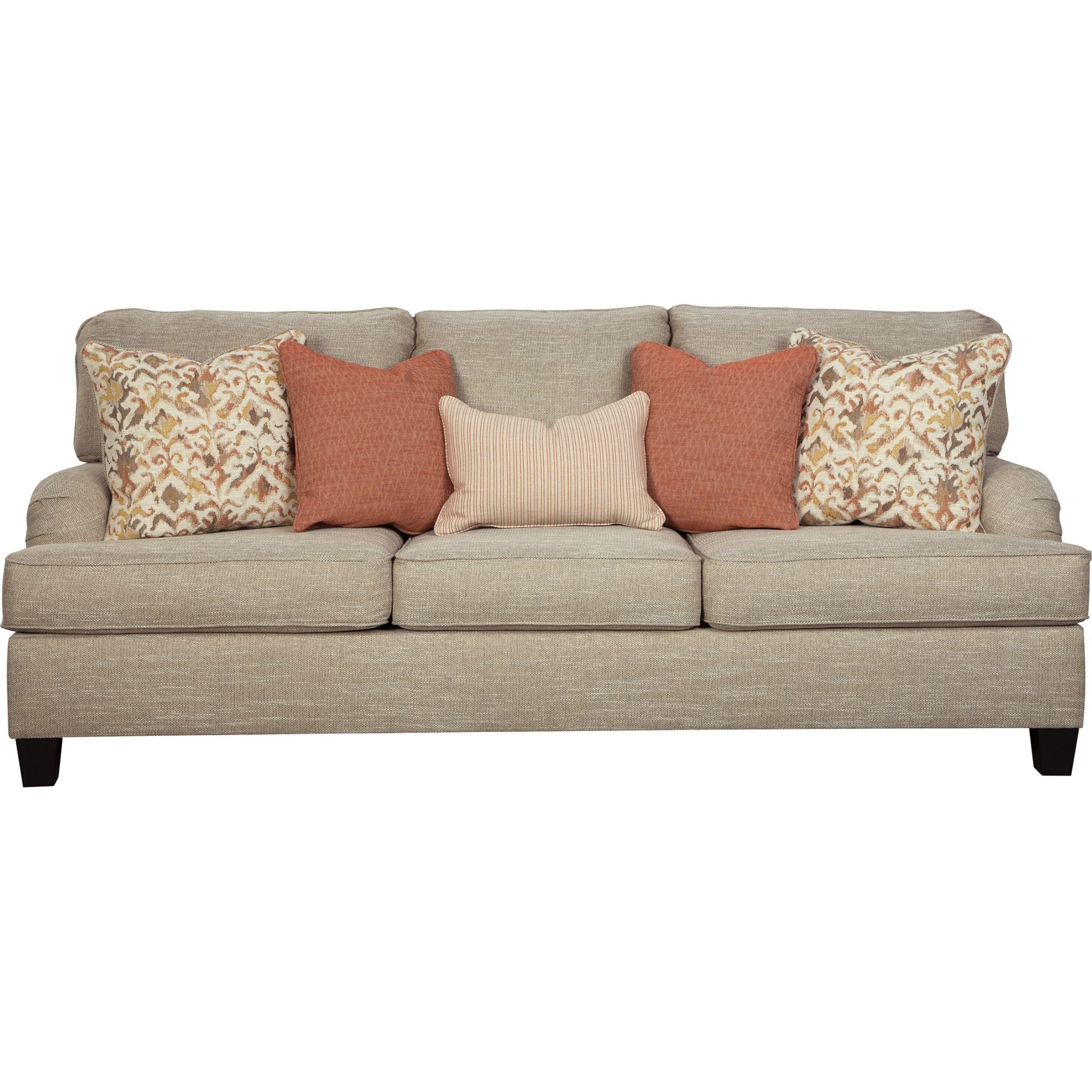 Almanza Queen Sleeper Sofa Bed in Wheat - Convertible Comfort for Small Spaces & Guest Rooms | Perfect for Apartments, Dorms & Home Offices
