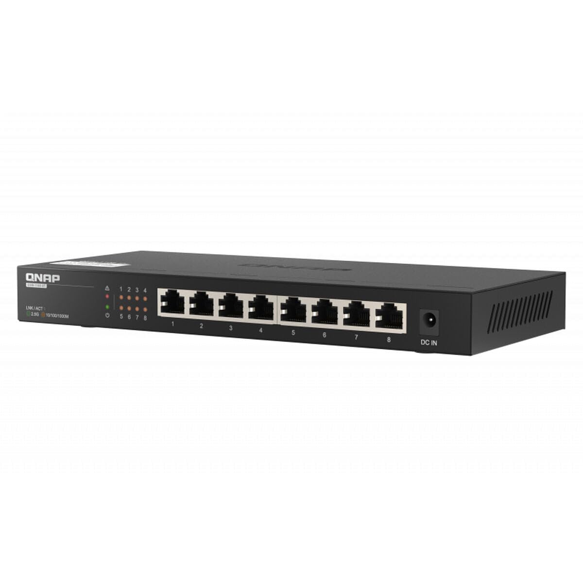 QNAP QSW-1108-8T 8-Port 2.5GbE Unmanaged Network Switch for Home & Office - High-Speed Ethernet Connectivity for Gaming, Streaming & Small Business Networks