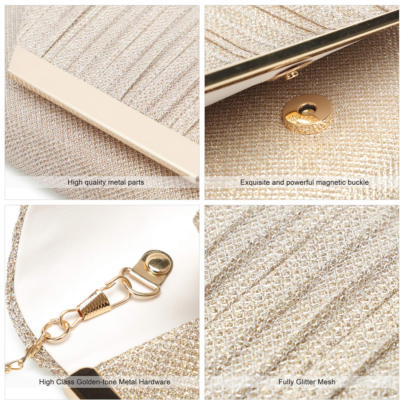 Mihawk Women's Evening Clutch Purse - Elegant Handbag for Parties, Weddings & Special Occasions | Fashionable Women's Accessories for Night Out & Formal Events