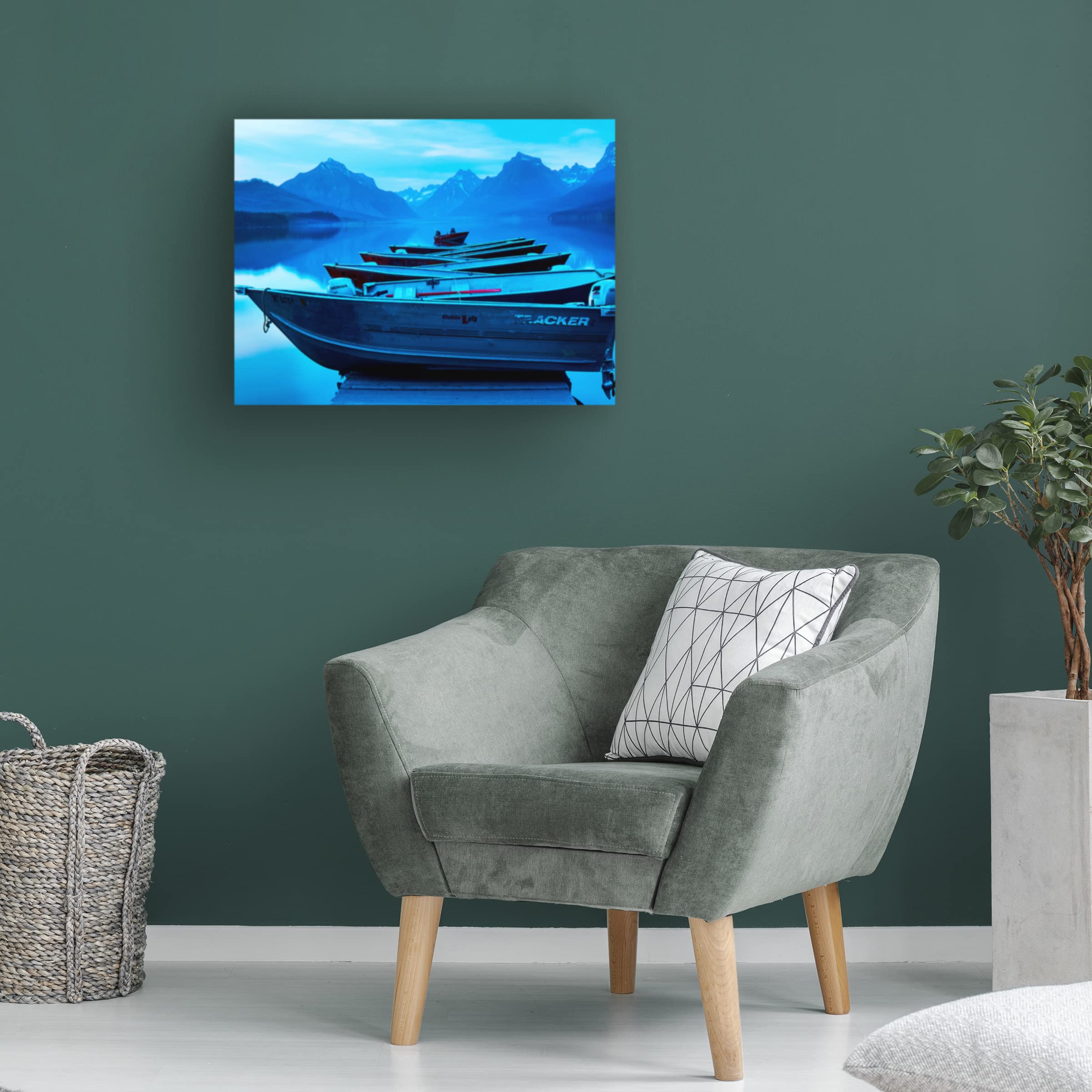 James McLoughlin Mountainscape Photograph IV Canvas Wall Art - Premium Landscape Painting for Living Room, Bedroom & Office Decor