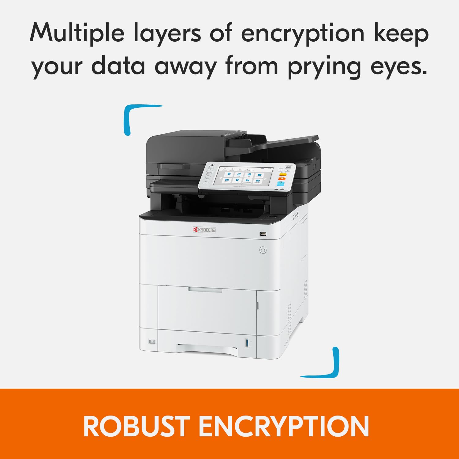 KYOCERA ECOSYS MA3500cifx All-in-One Color Laser Printer with Print/Copy/Scan/Fax | 37 ppm High-Speed Printing | 1200 dpi Resolution | Gigabit Ethernet & HyPAS | 7