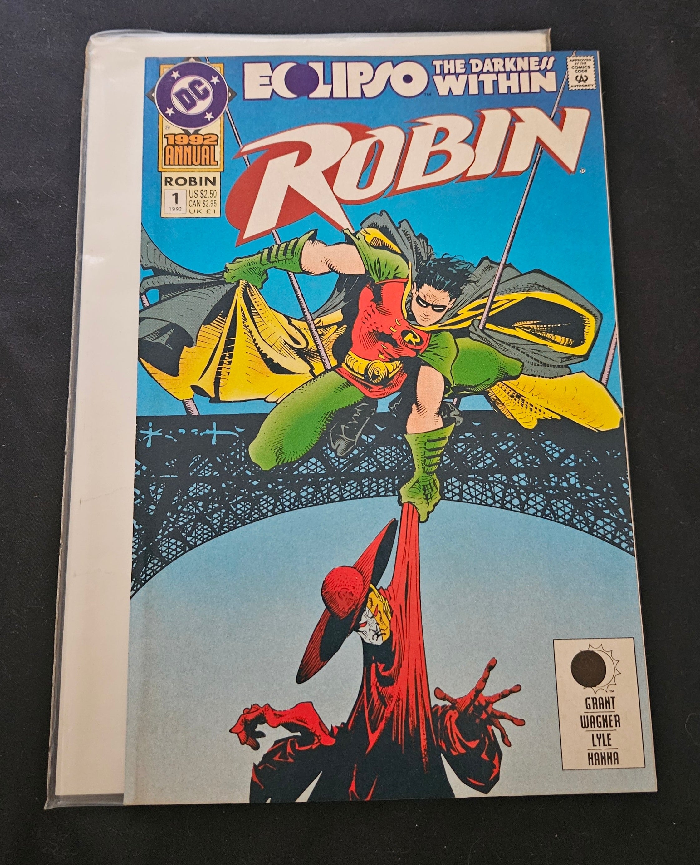 Robin: Eclipso - The Darkness Within #1: Shadow Play | DC Comics 1992 Vintage Collectible | Perfect for Comic Book Fans & DC Universe Collectors