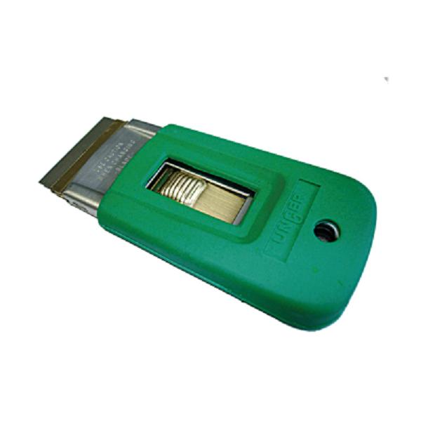 Unger ErgoTec Safety Scraper - Heavy Duty Razor Blade Scraper with Comfort Grip Handle for Window Cleaning, Paint Removal & DIY Projects - Professional Grade Tool for Home & Commercial Use