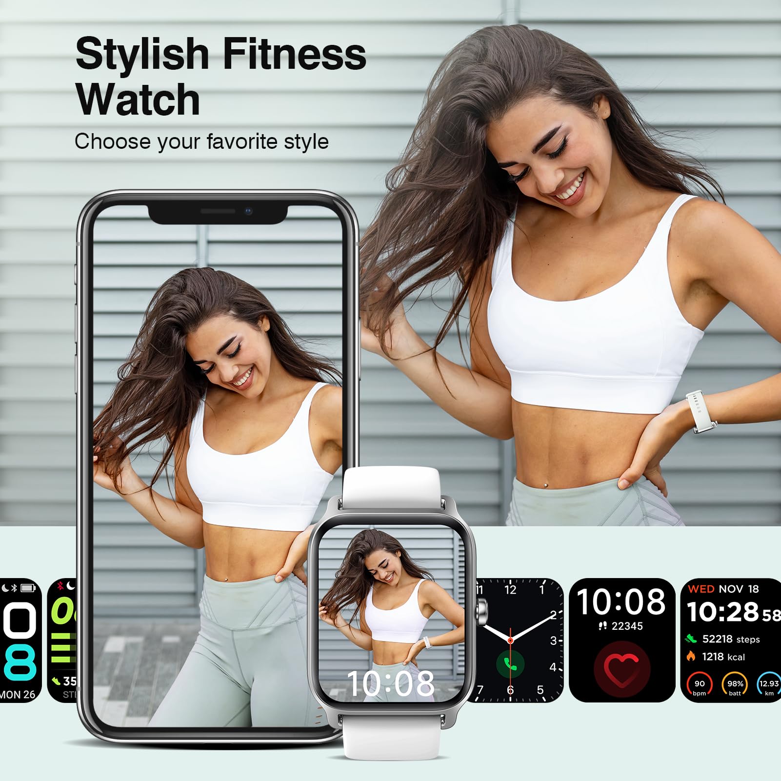 Smart Watches for Women - 1.8