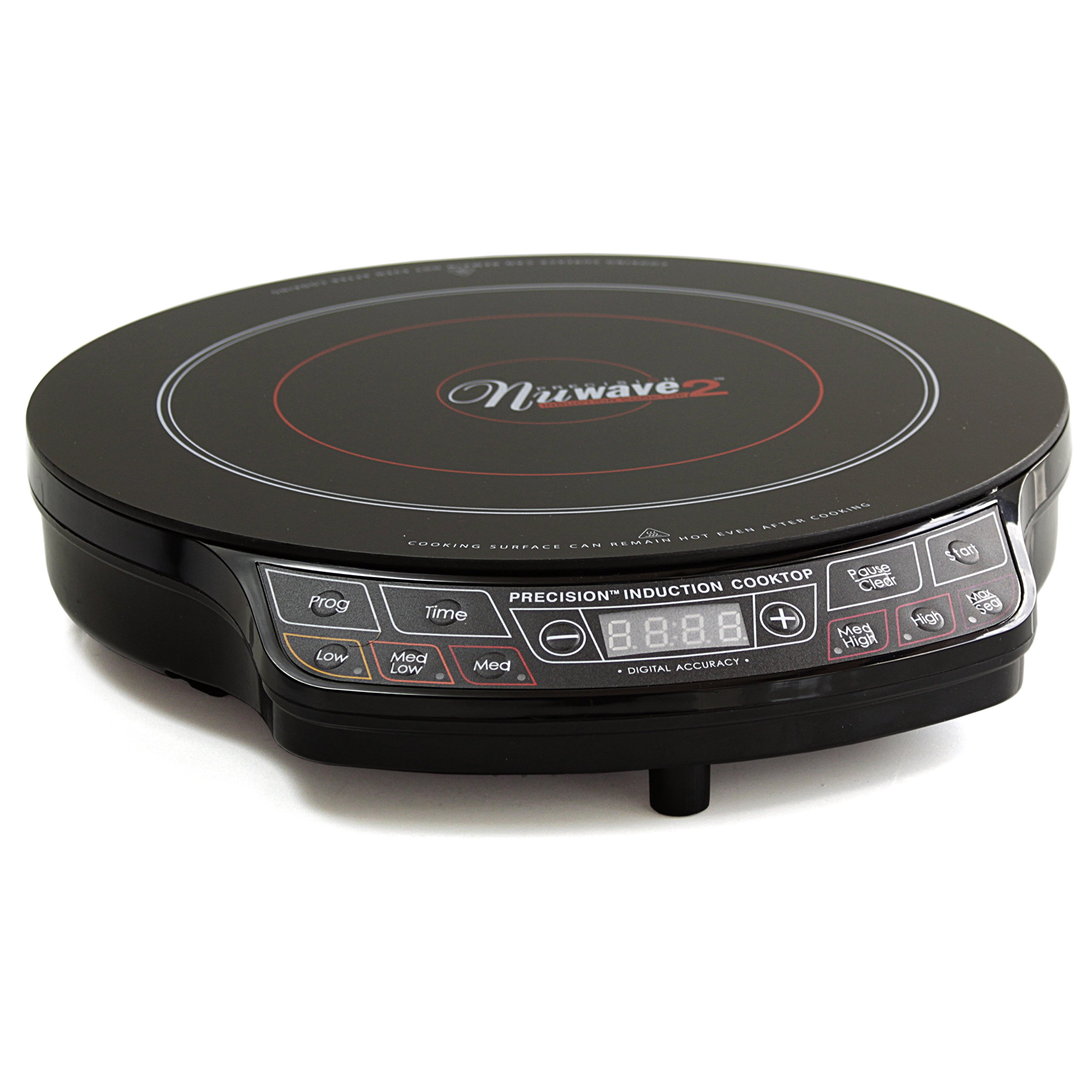 NuWave 30153 Precision Induction Cooktop with Pan - Portable Electric Stove for Fast Cooking, Boiling & Frying - Perfect for Home, Kitchen, Camping & RVs
