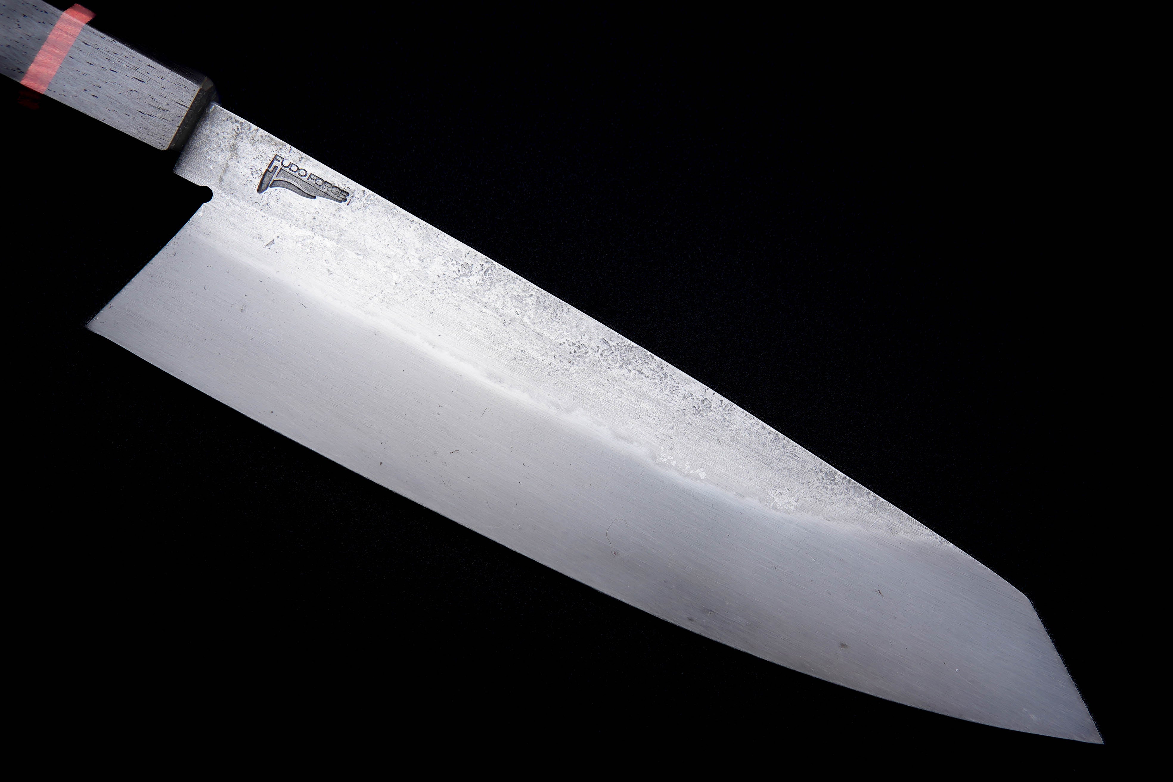 Premium Fudo Forge 210mm Brute de Forge Gyuto Chef Knife by Erich Orris #1322 - High-Carbon Steel Japanese Kitchen Knife for Professional Chefs & Home Cooking
