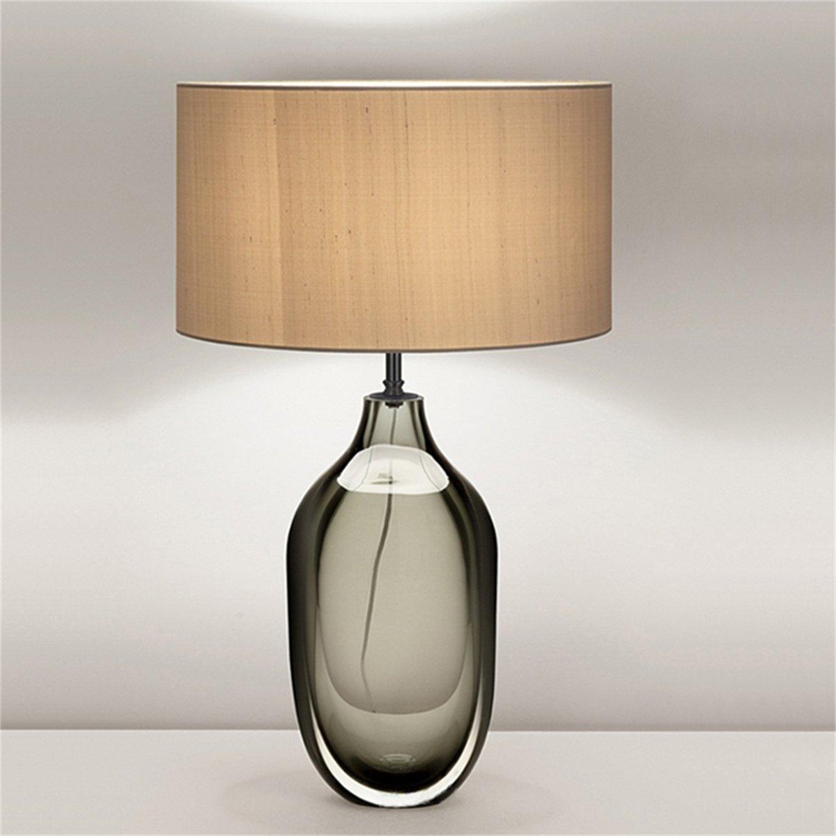Elegant Glazed Crystal Table Lamp - Modern Home Decor for Living Room, Bedroom & Office - Perfect for Ambient Lighting & Stylish Interior Design