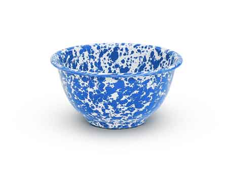 Blue Marble Enamelware Bowls Set of 4 - 14oz Small Porcelain Dishes for Serving, Snacks & Desserts - Perfect for Camping, Picnics & Home Decor