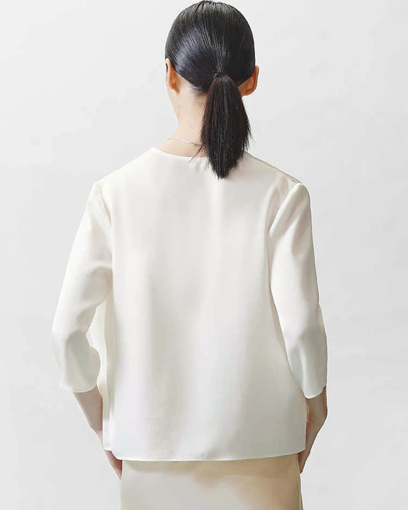 Women's Soft Silk Cardigan - Lightweight Long Sleeve Open Front Wrap Sweater for Office, Travel & Lounge Wear