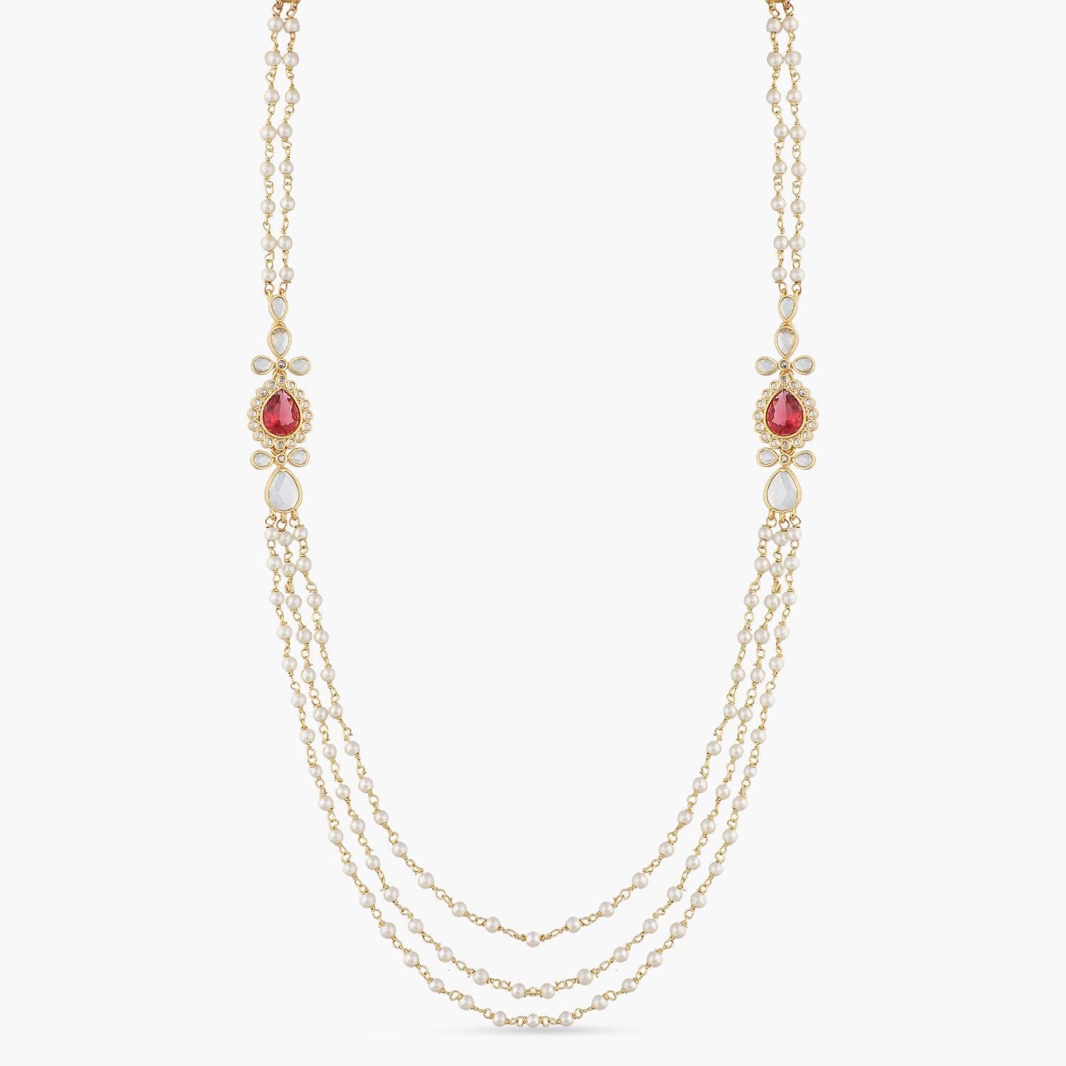Classic Beads Layered Necklace for Women - Elegant Multi-Strand Beaded Jewelry for Everyday Wear & Special Occasions