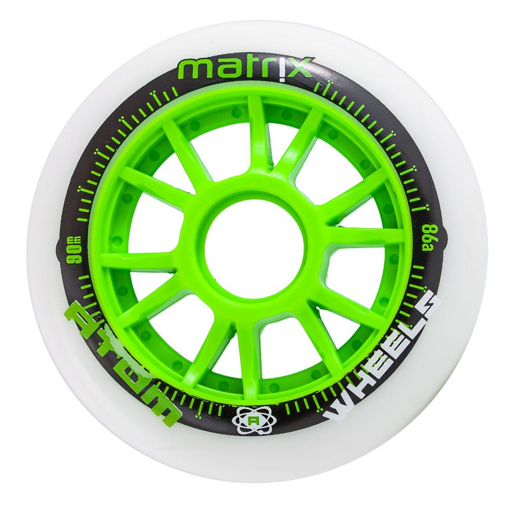 ATOM Matrix Wheel 90mm - High Performance Skateboard Wheels for Smooth Riding | Perfect for Street Skating, Longboarding & Cruising