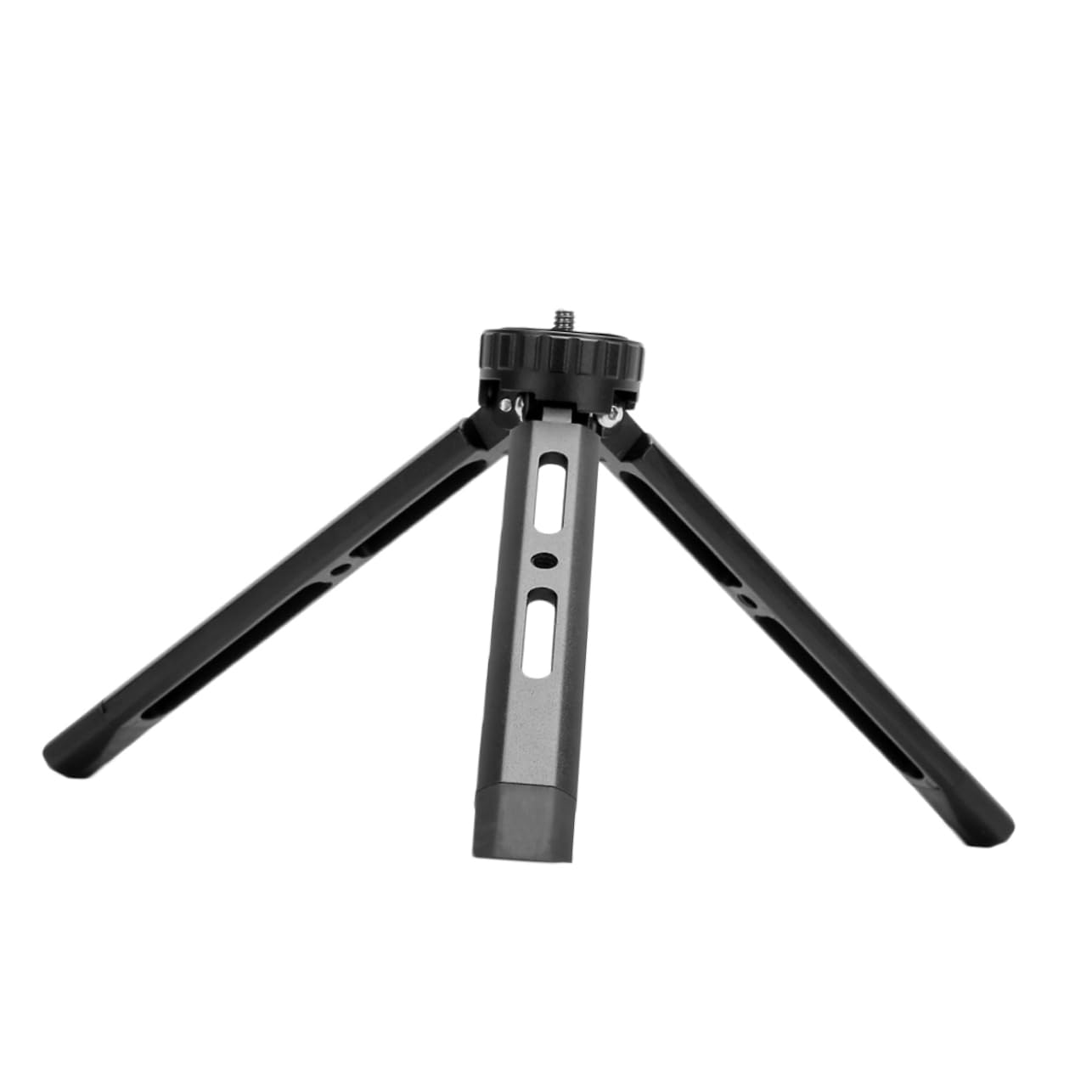 Gadpiparty Mini Tripod Stand - 4-Level Adjustable Aluminum Lightweight Tabletop Tripod for Camera & Phone, 1/4 Inch Screw Compatible with Mirrorless Cameras & Smartphones - Perfect for Selfies, Vlogging & Photography