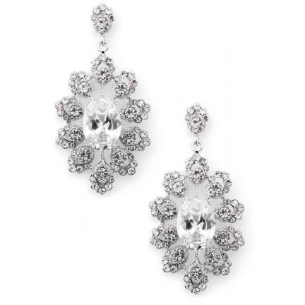 Elegant Catya Crystal & Rhinestone Earrings for Women - Sparkling Dangle Drop Earrings for Party, Wedding & Evening Wear