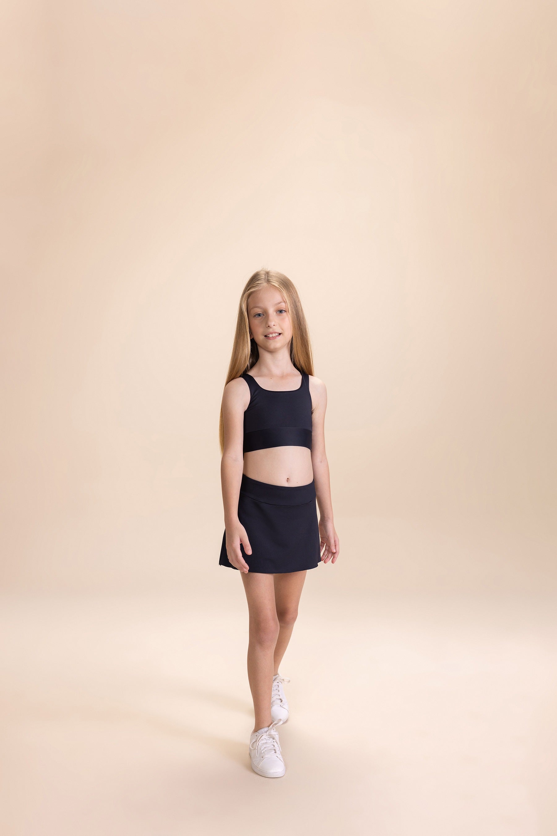Move Sense® Kids Sports Bra for Girls - Breathable Comfort Support for Running, Yoga & Active Play - Perfect for School PE & Outdoor Activities