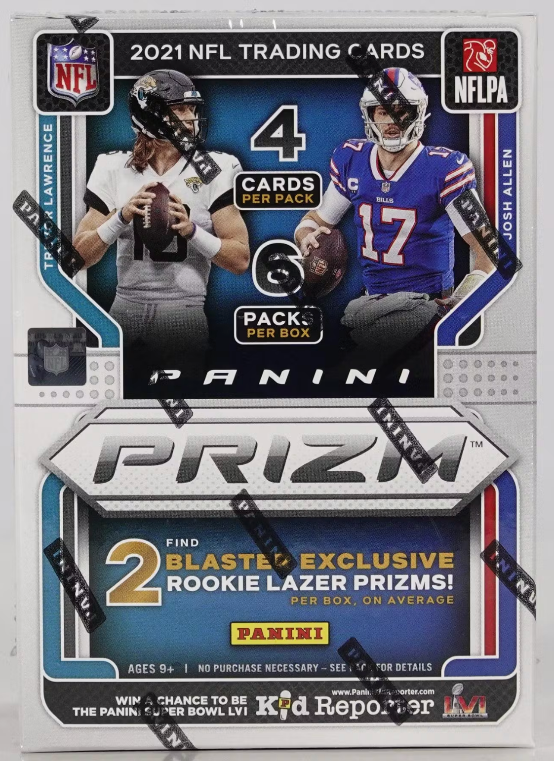 2021 Panini Prizm NFL Football Trading Cards Blaster Box - Collectible Sports Cards for Trading, Investing & Fantasy Football Fans