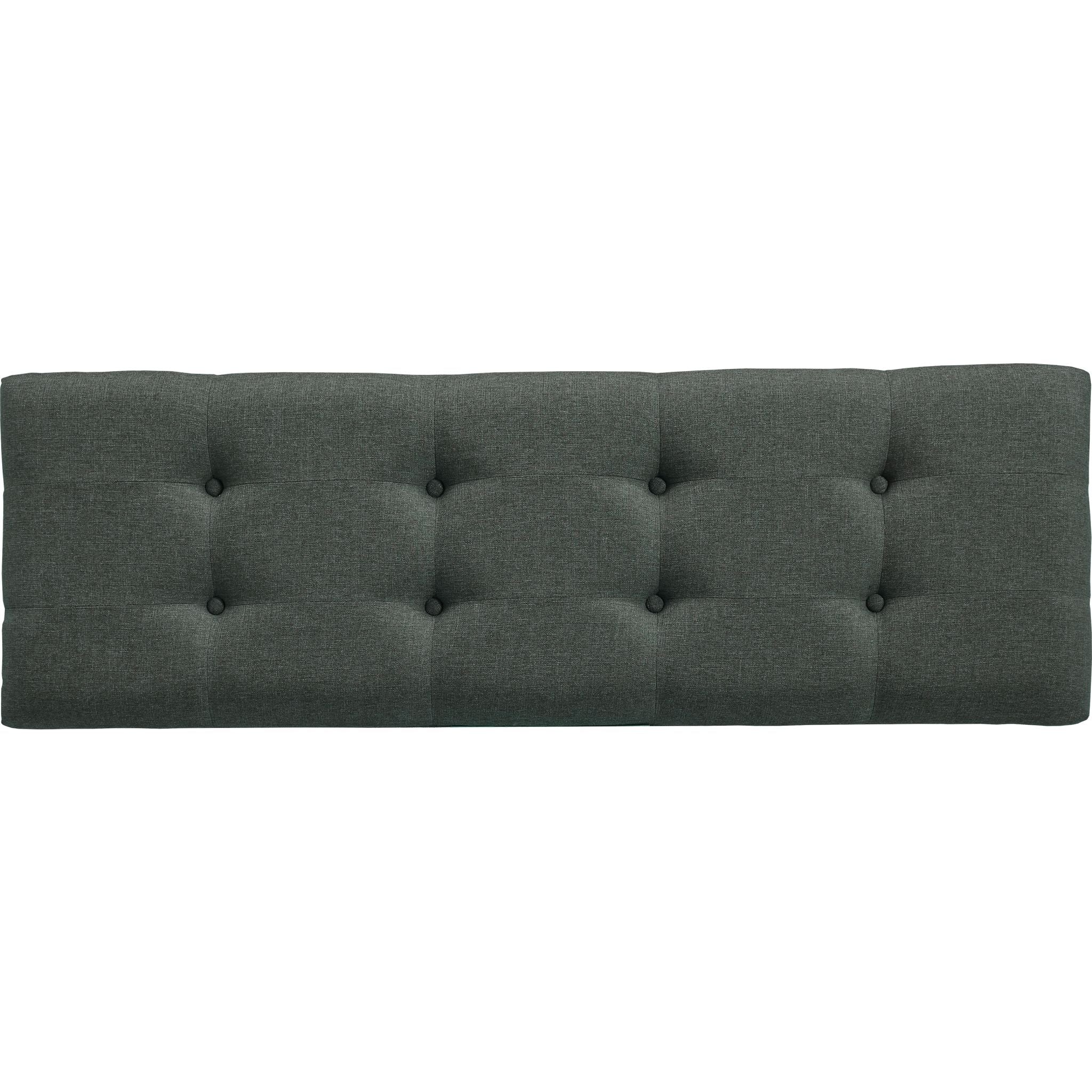 Ashlock Bench - Charcoal Wooden Outdoor Bench for Patio, Garden, and Backyard - Durable & Weather-Resistant Seating for Relaxing and Entertaining