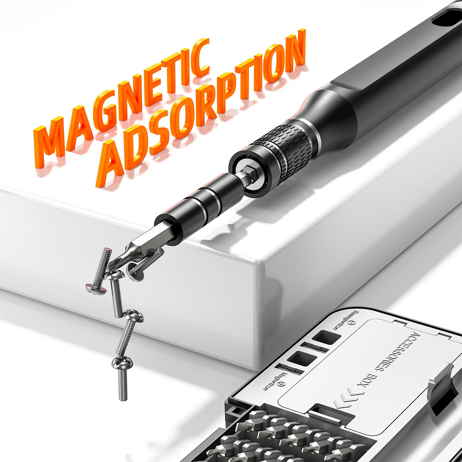 48-in-1 Magnetic Screwdriver Set - Professional Repair Tool Kit for Phones, Laptops, Watches