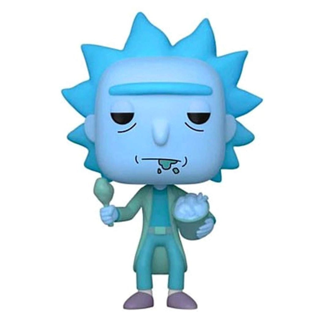 Rick and Morty Limited Edition Hologram Rick with Bucket of Chicken Action Figure - Collectible Gift for Fans, Perfect for Display & Themed Parties