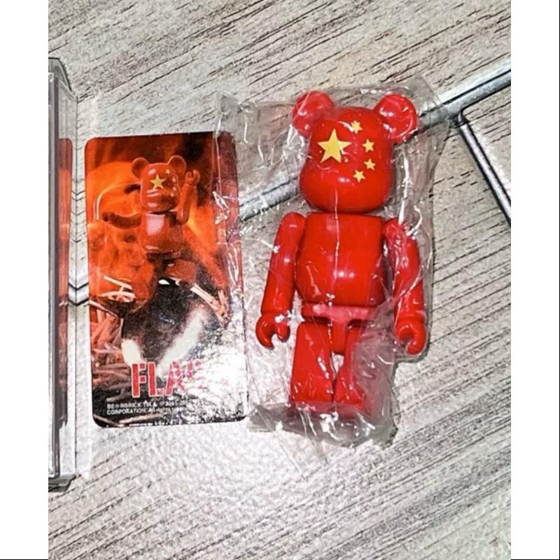 Bearbrick Series 15 FLAG China 100% Collectible Figure - Limited Edition Vinyl Art Toy for Display & Home Decor